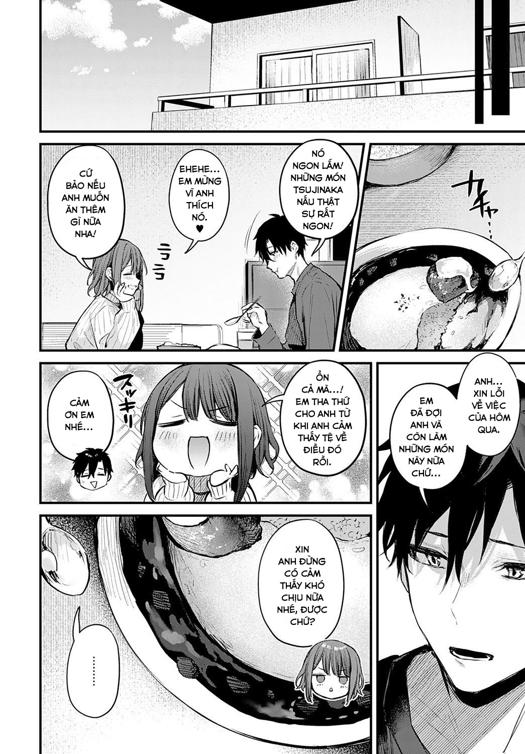 Đọc truyện hentai Kouhai Kanojo Tsujinaka-chan no Oshioki - Oneshot