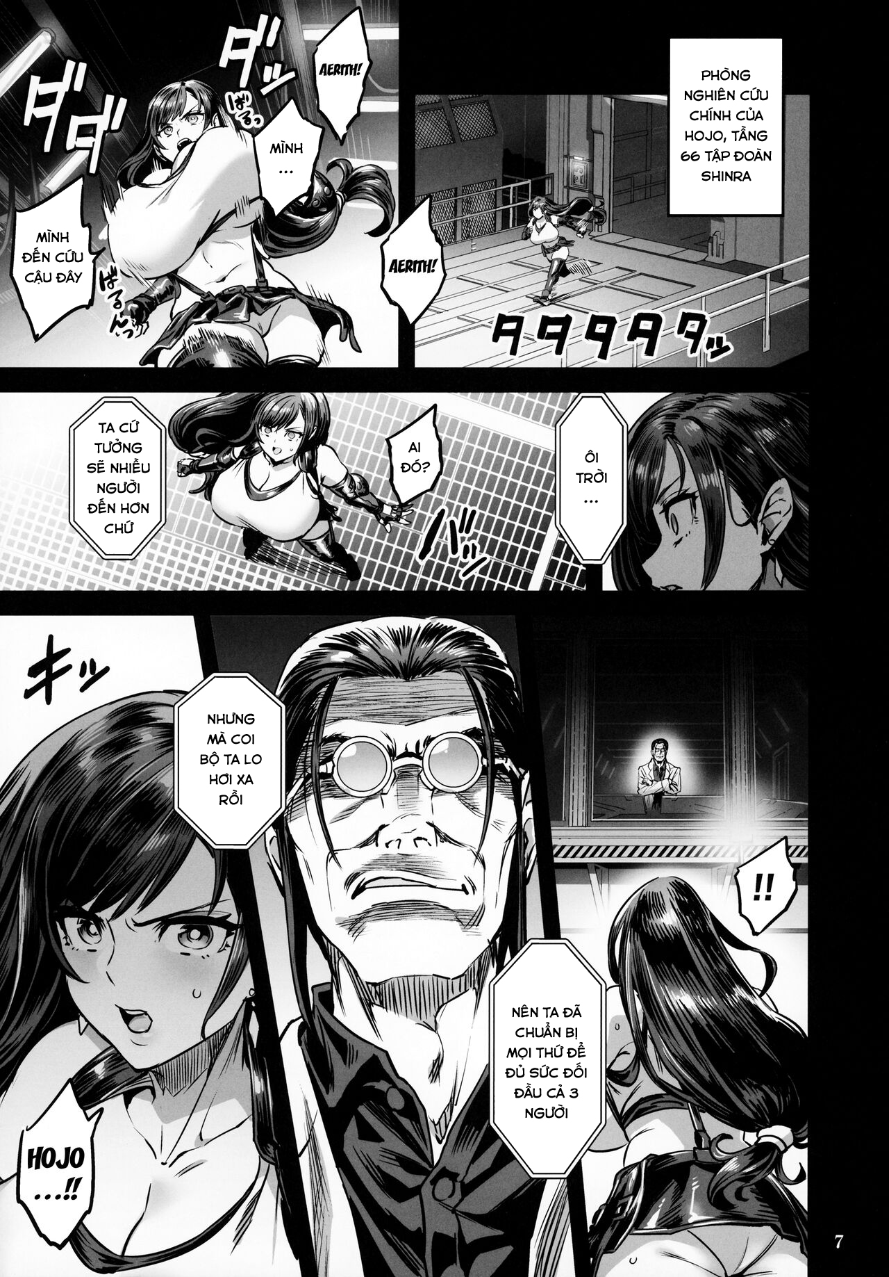 Đọc truyện hentai Deka Chichi Terrorist no Kousei Kouhai Jikken (Final Fantasy VII) - Oneshot