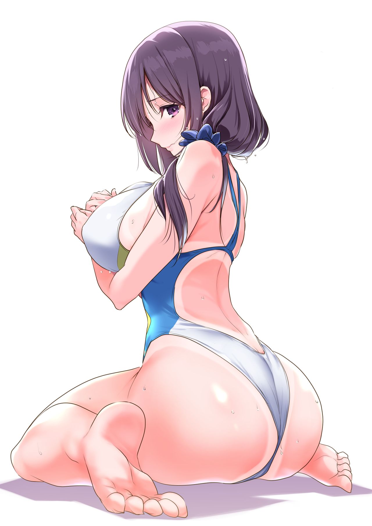 Đọc truyện hentai Kyonyuu ga Nayami no Suiei Buin - Oneshot - Có che