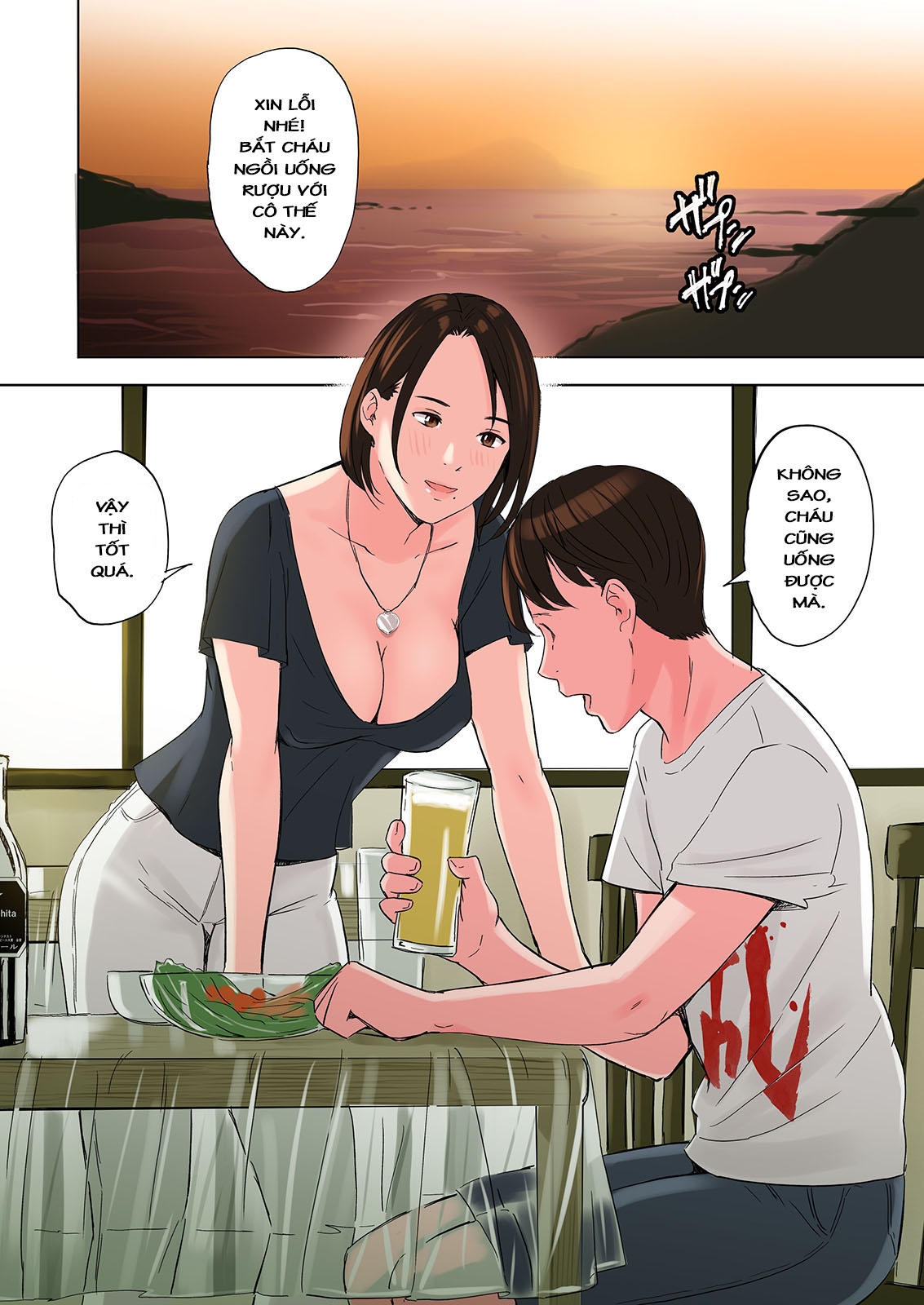 Đọc truyện hentai Chuyện tôi bị chị gái và mẹ kế thằng bạn thân gạ địt 2 - Chap 2