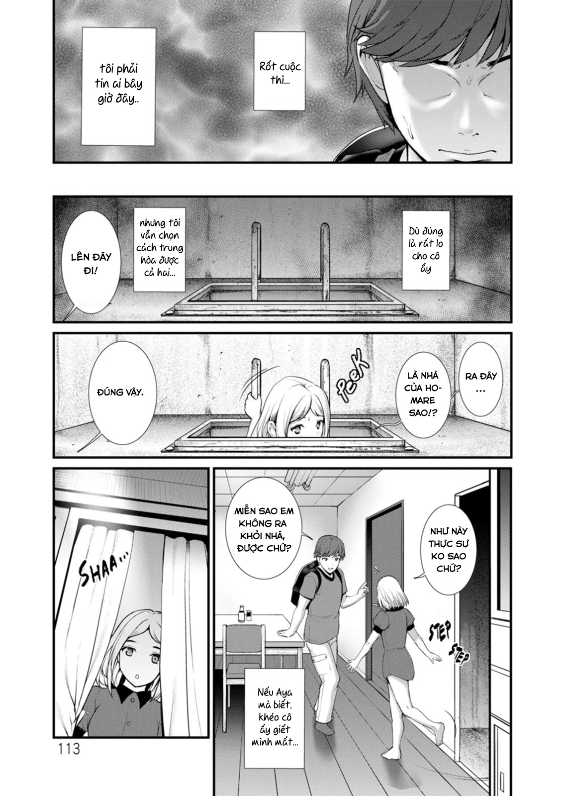 Đọc truyện hentai Tuần trăng mật dưới 30m đất - Chap 6