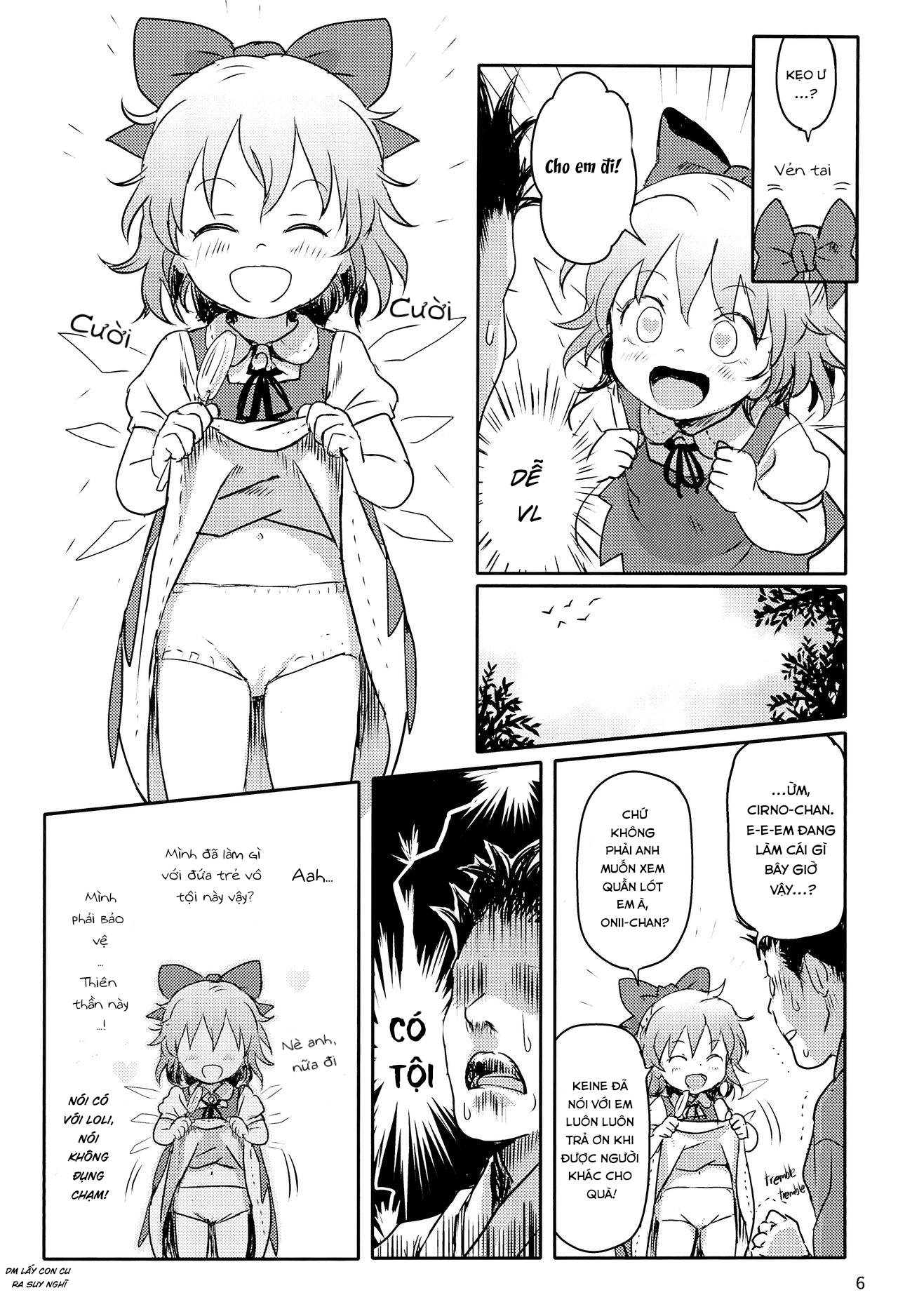 Đọc truyện hentai Em thật tuyệt vời, Cirno-chan - Oneshot