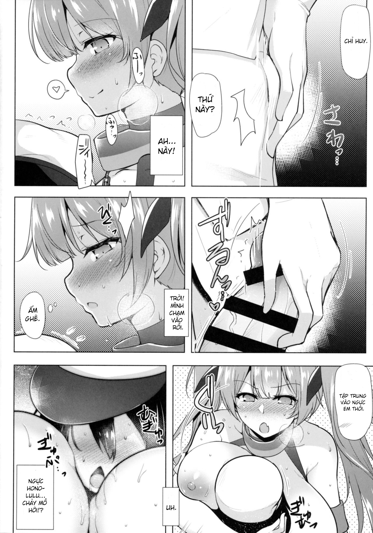 Đọc truyện hentai Honolulu-san ga Bucchouzura Shinagara Oppai de Nagusamete Kureru Hon (Azur Lane) - Oneshot