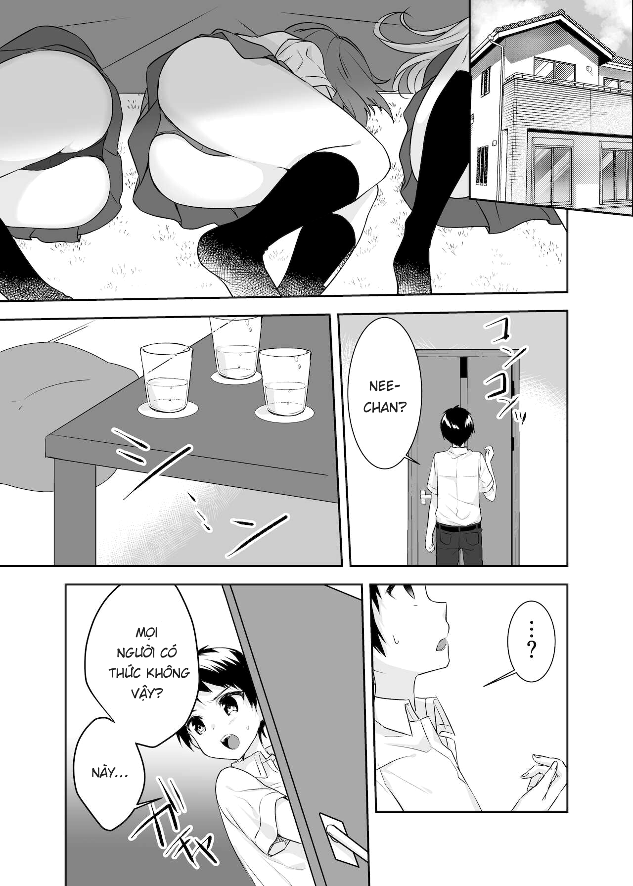 Đọc truyện hentai Họ tỉnh giấc khi tôi đang cố hiếp chị gái và bạn của bà ấy trong khi họ đang ngủ. - Oneshot