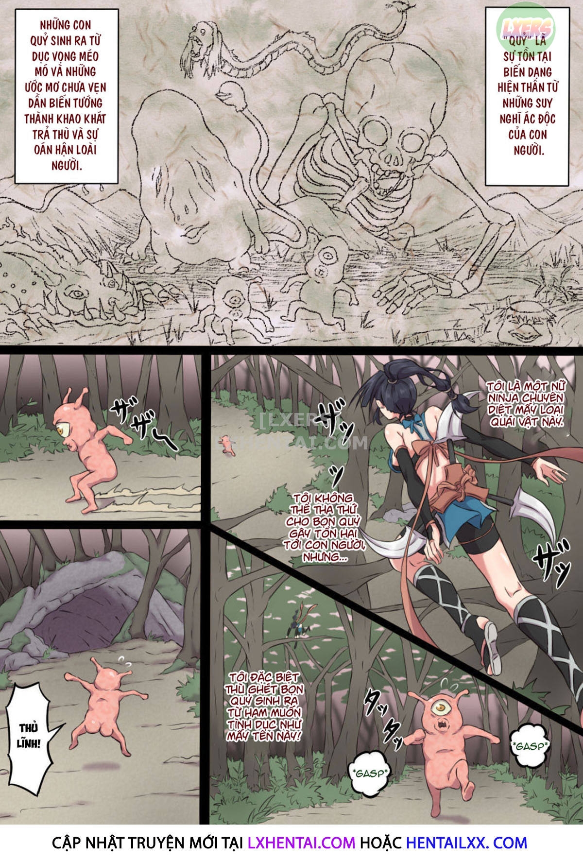 Đọc truyện hentai The Defeat Of Ayame Kunoichi - Oneshot