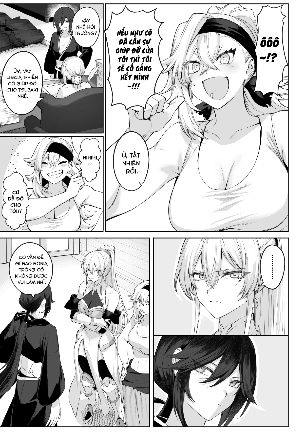 Đọc truyện hentai Câu chuyện về những Valkyrie! ~Nữ phù thuỷ~ - ~Nữ Samurai~ Phần đầu