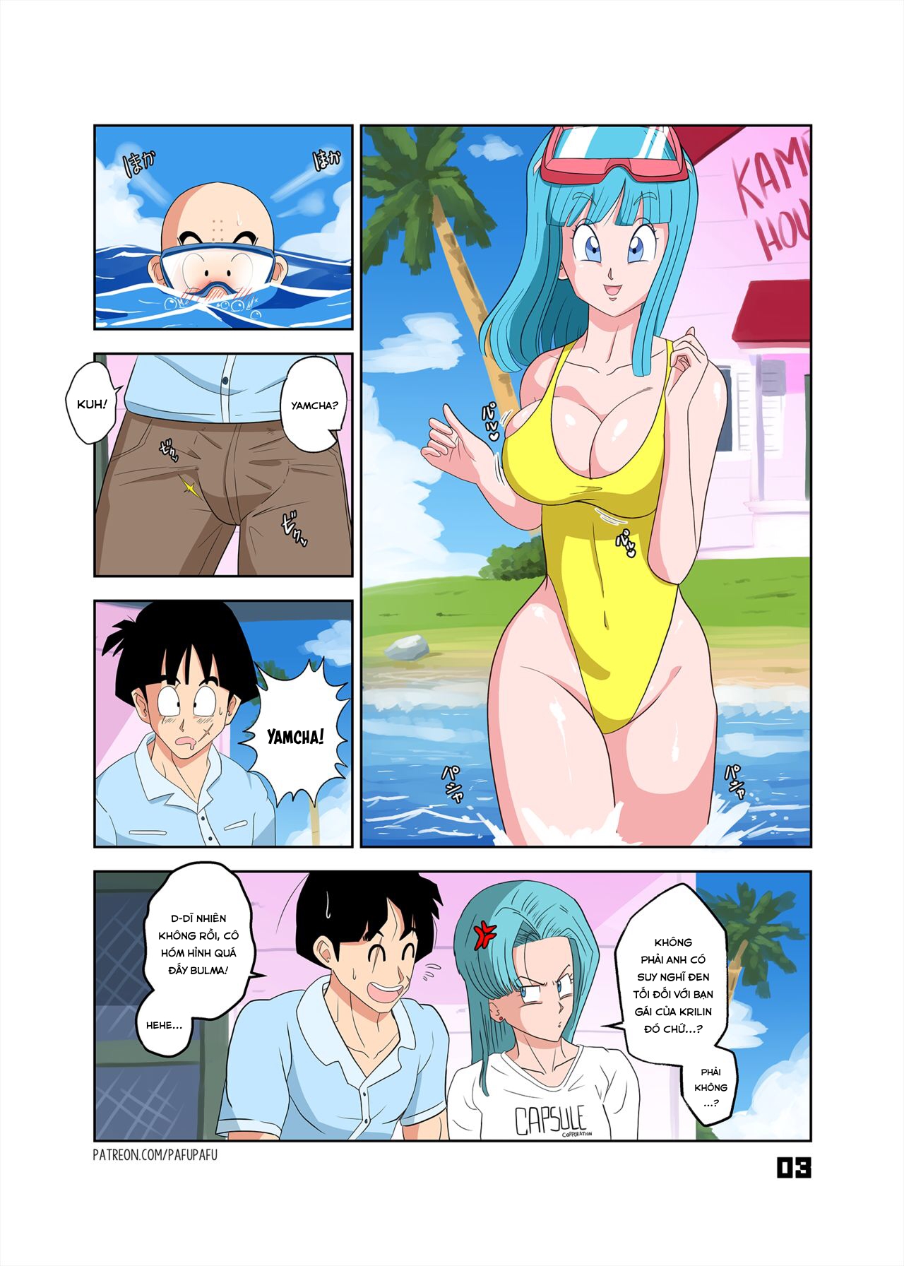 Đọc truyện hentai PafuPafu- Maron's Attack! - Oneshot: Dragonball..