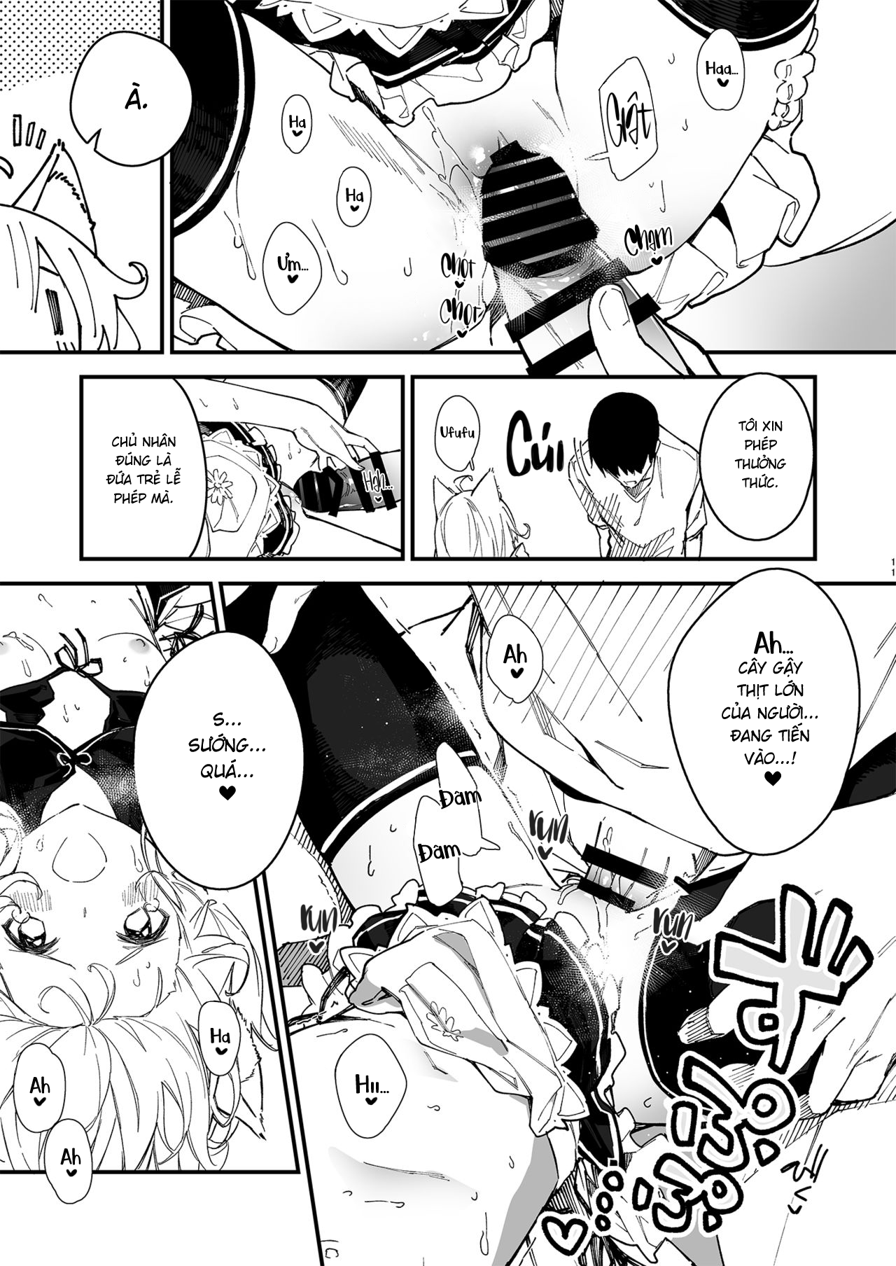 Đọc truyện hentai Sống Cùng Nàng Tai Thú - Chương 2