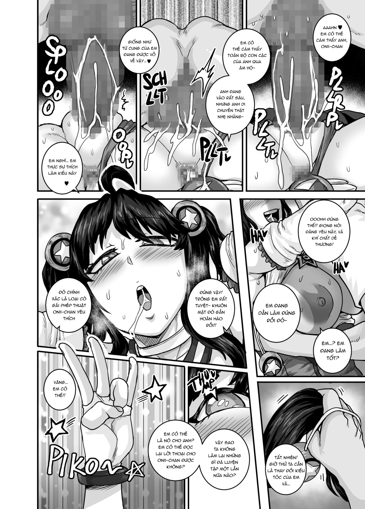 Đọc truyện hentai Dạy Dỗ Con Em Láo Lòn Bằng Con Cá Chà Bặc - Vol 2 - Chap 2 - Phang em gái phép thuật