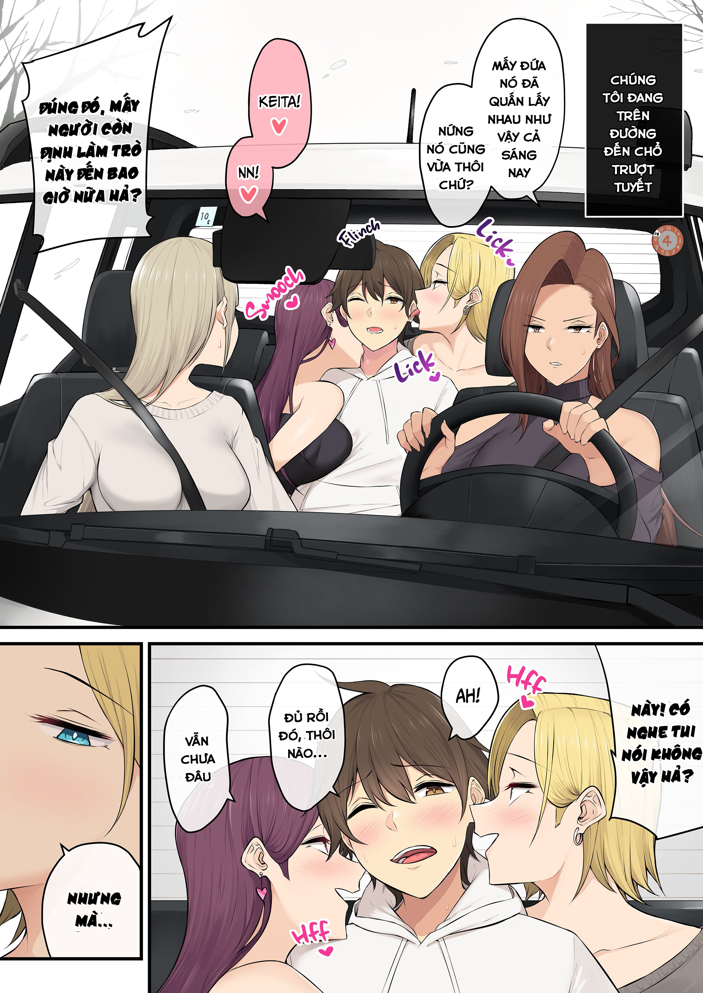 Đọc truyện hentai Imaizumi đưa cả bầy Gyaru về nhà mình - Chap 5