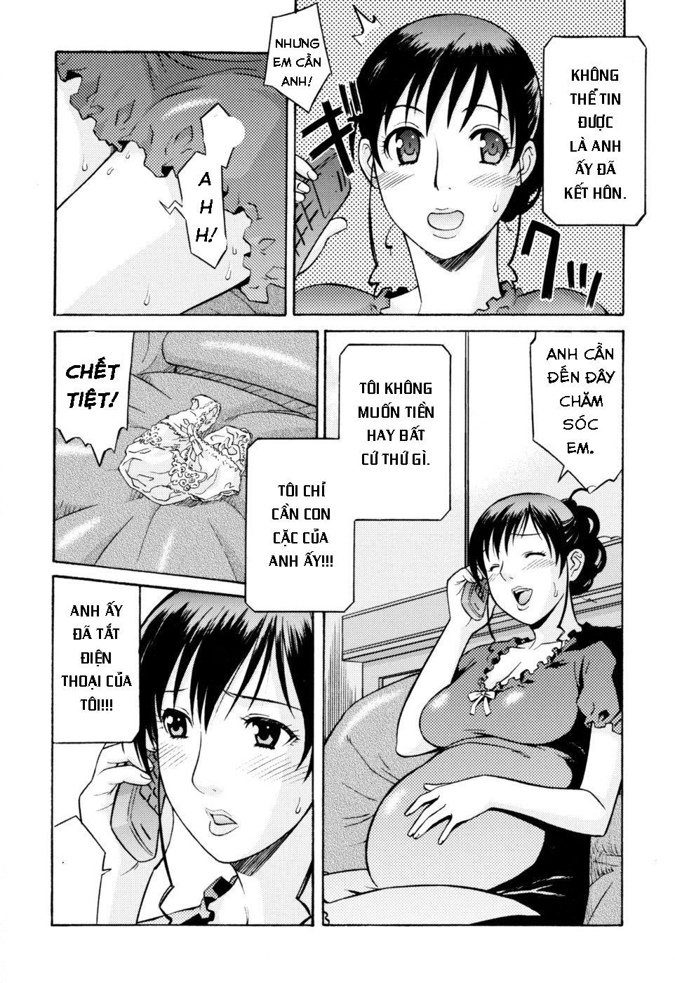 Đọc truyện hentai Pregnant Horny Mom - Oneshot