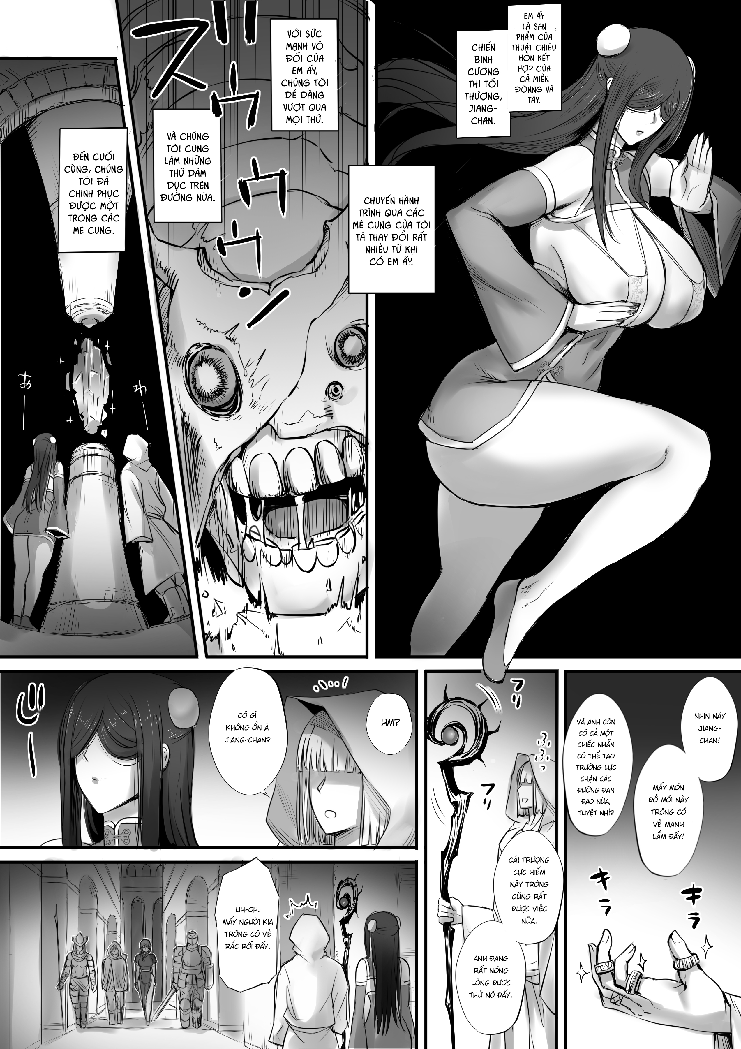 Đọc truyện hentai Câu chuyện tôi tìm thấy xác của một nữ võ sư và biến cô ấy thành Jiangshi 2 - Chap 2.1 - Có che