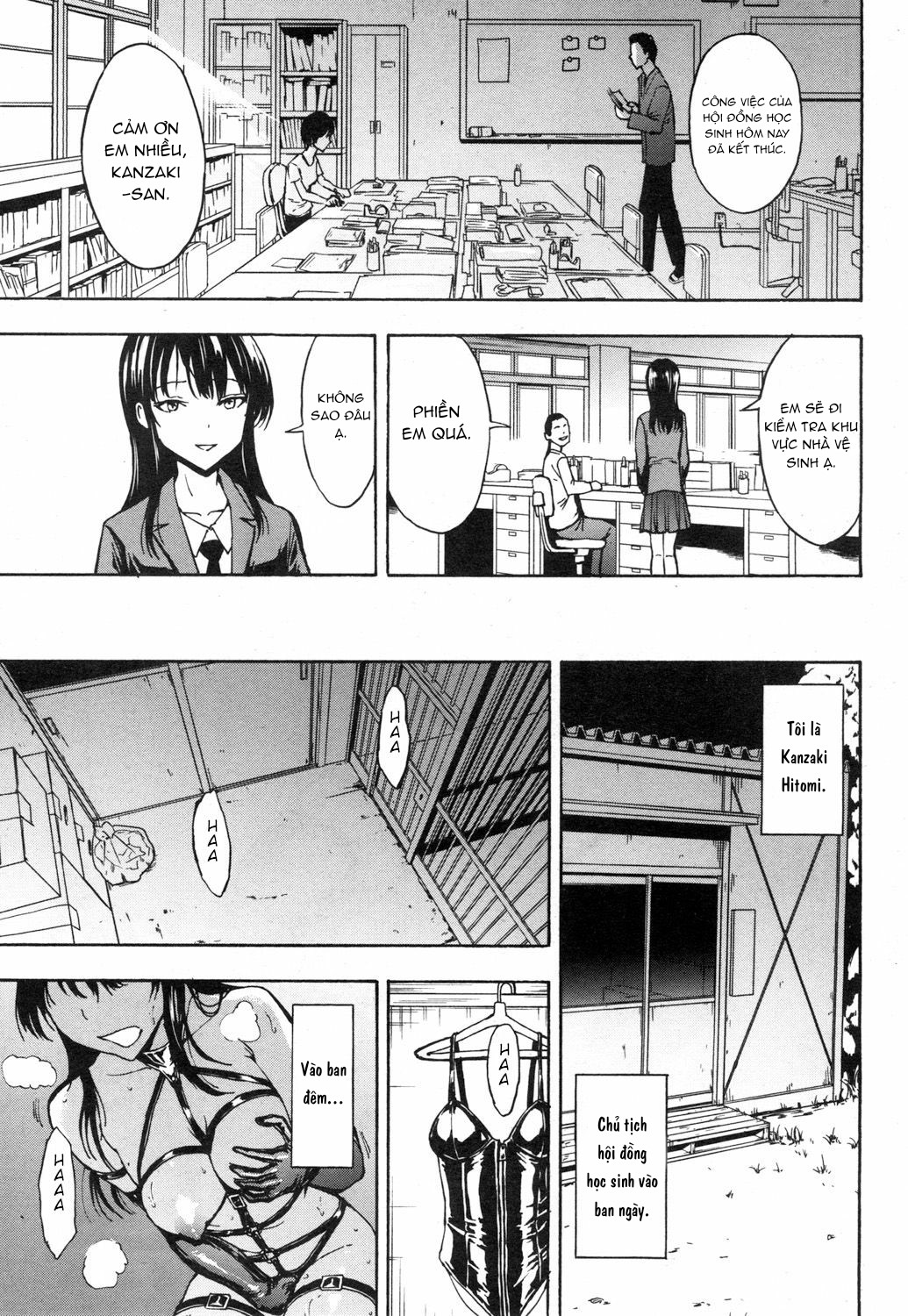 Đọc truyện hentai Chủ tịch hội học sinh trường tôi là toilet thịt! - Oneshot
