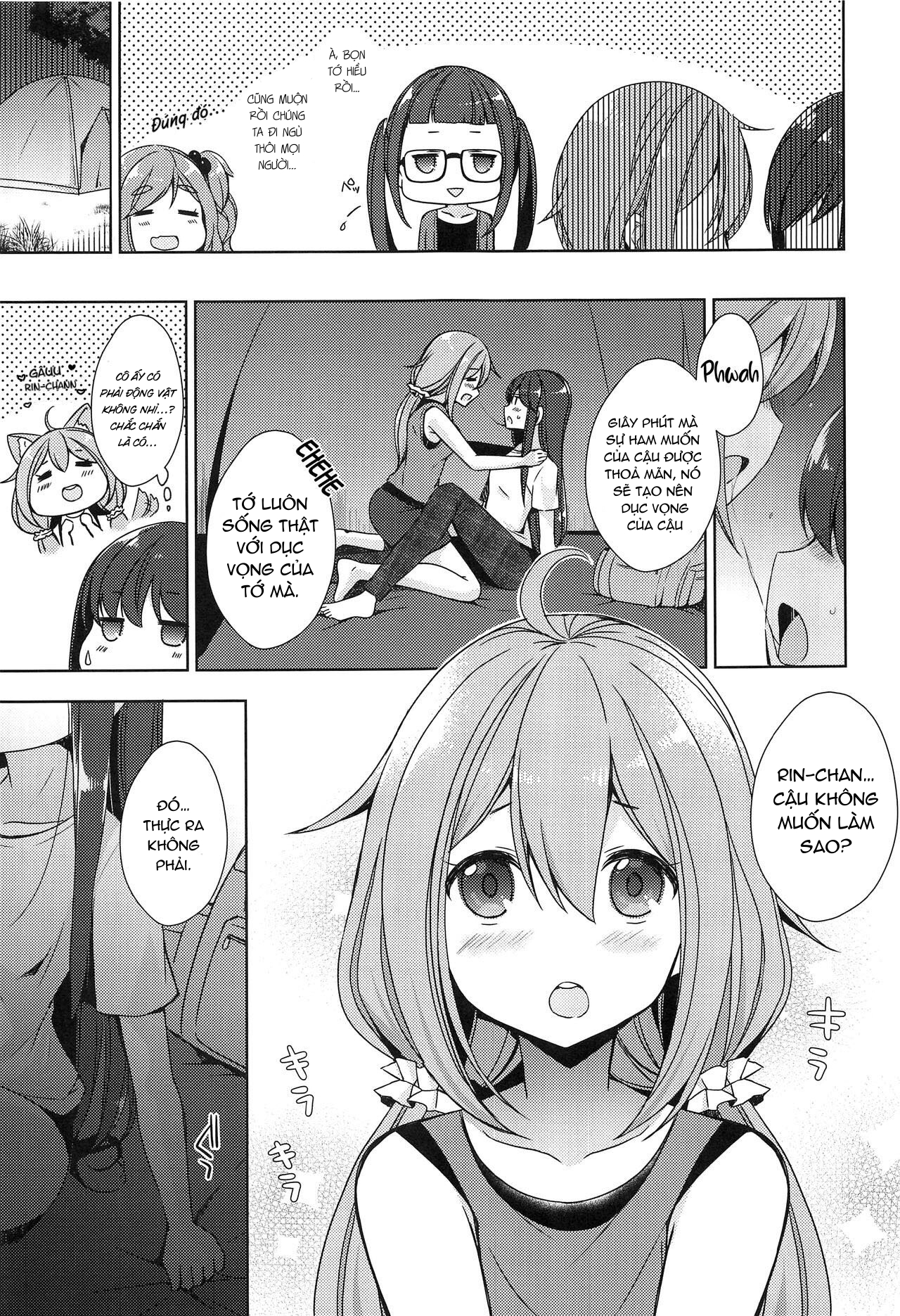 Đọc truyện hentai Một đêm tại buổi cắm trại (Yuru camp) - Oneshot