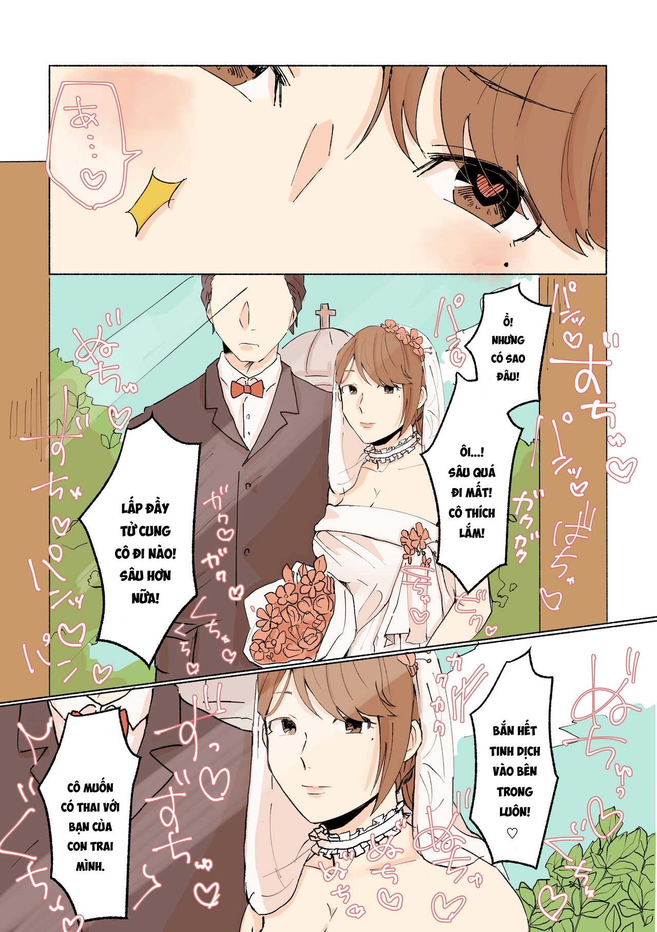 Đọc truyện hentai Yuujin no Dekapai Hahaoya o Netori - Oneshot
