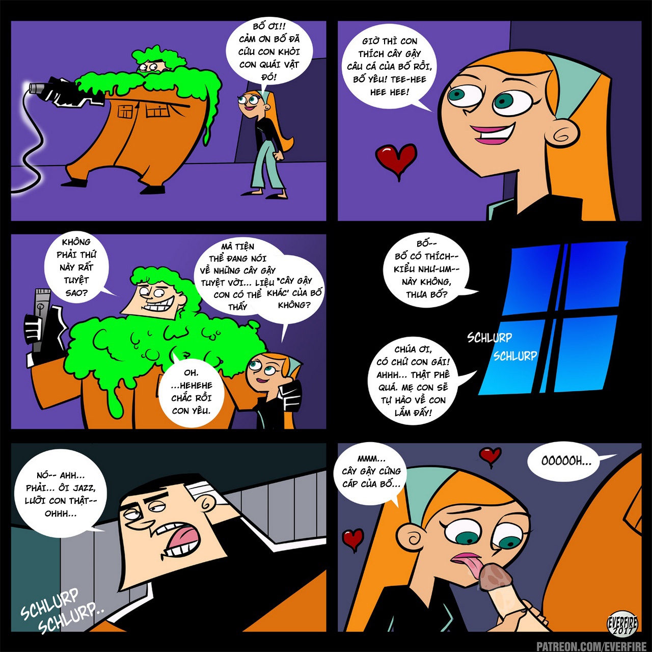 Đọc truyện hentai Tình cảm gia đình (Danny Phantom) - Oneshot