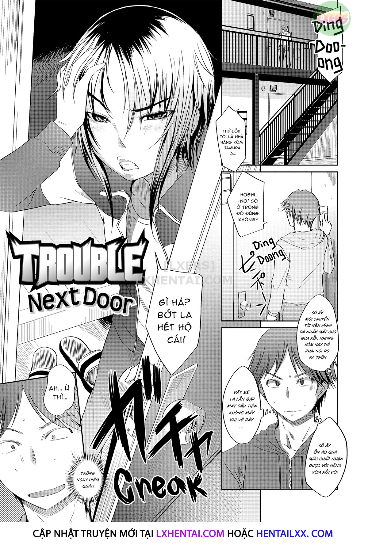 Đọc truyện hentai Những cô gái mông đào - Chap 10 - Trouble Next Door