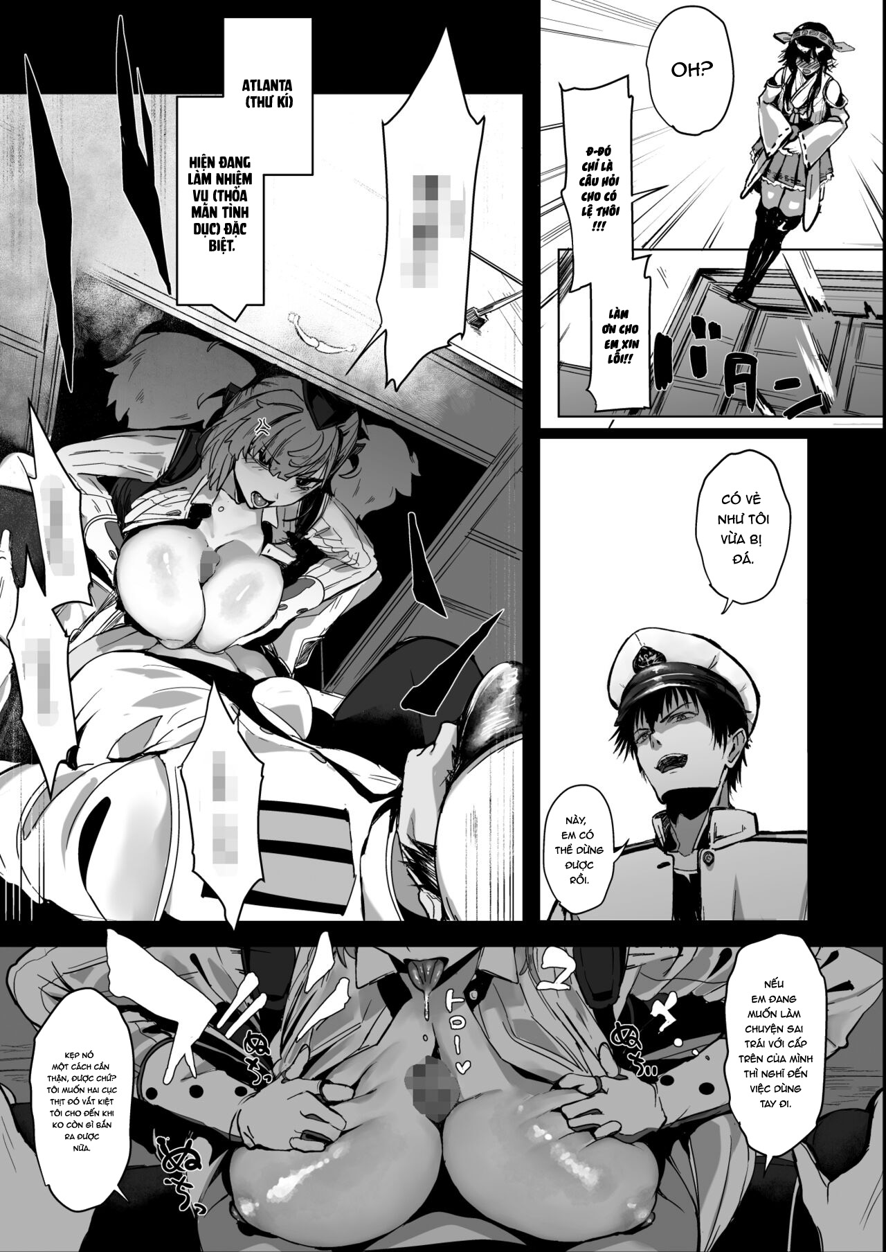 Đọc truyện hentai Gyakushuu! Yakimochi Musume Atlanta Juujun Gohoushi H Teitoku-san Rouraku Sakusen - Oneshot