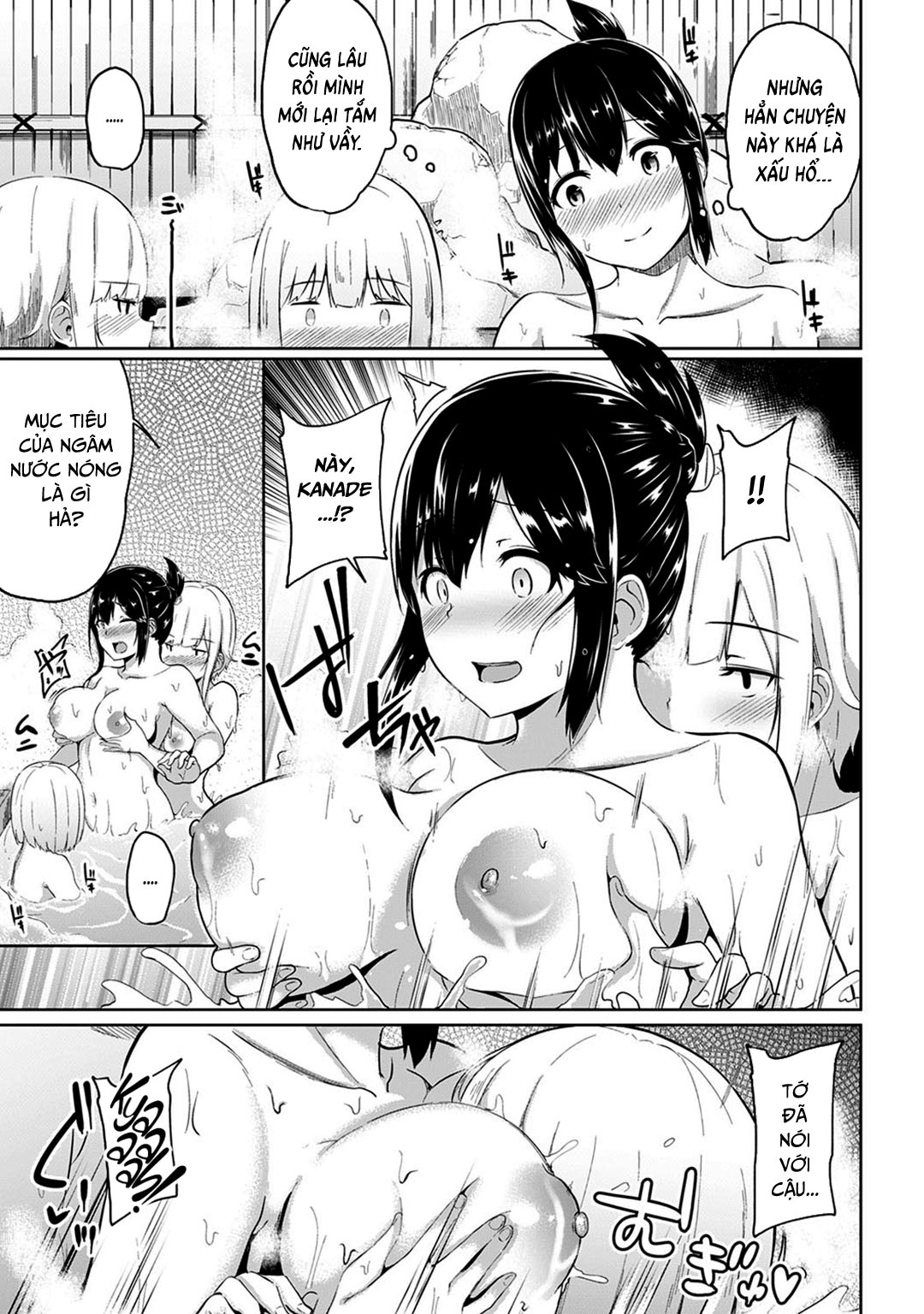 Đọc truyện hentai Tôi ấn nhầm huyệt làm em ấy cứng ngắc!? Bị mát xa ngược lại bằng cặc em ấy! - Chap 7 - Chuyến du lịch suối nước nóng (1)