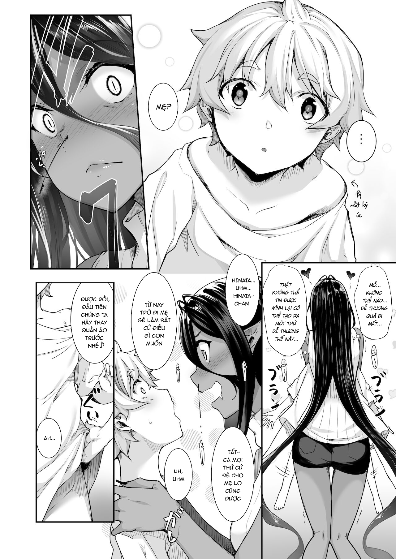 Đọc truyện hentai Cô nàng Dark Elf vì quá yêu tôi mà theo đuổi tôi từ thế giới khác - Chap 3