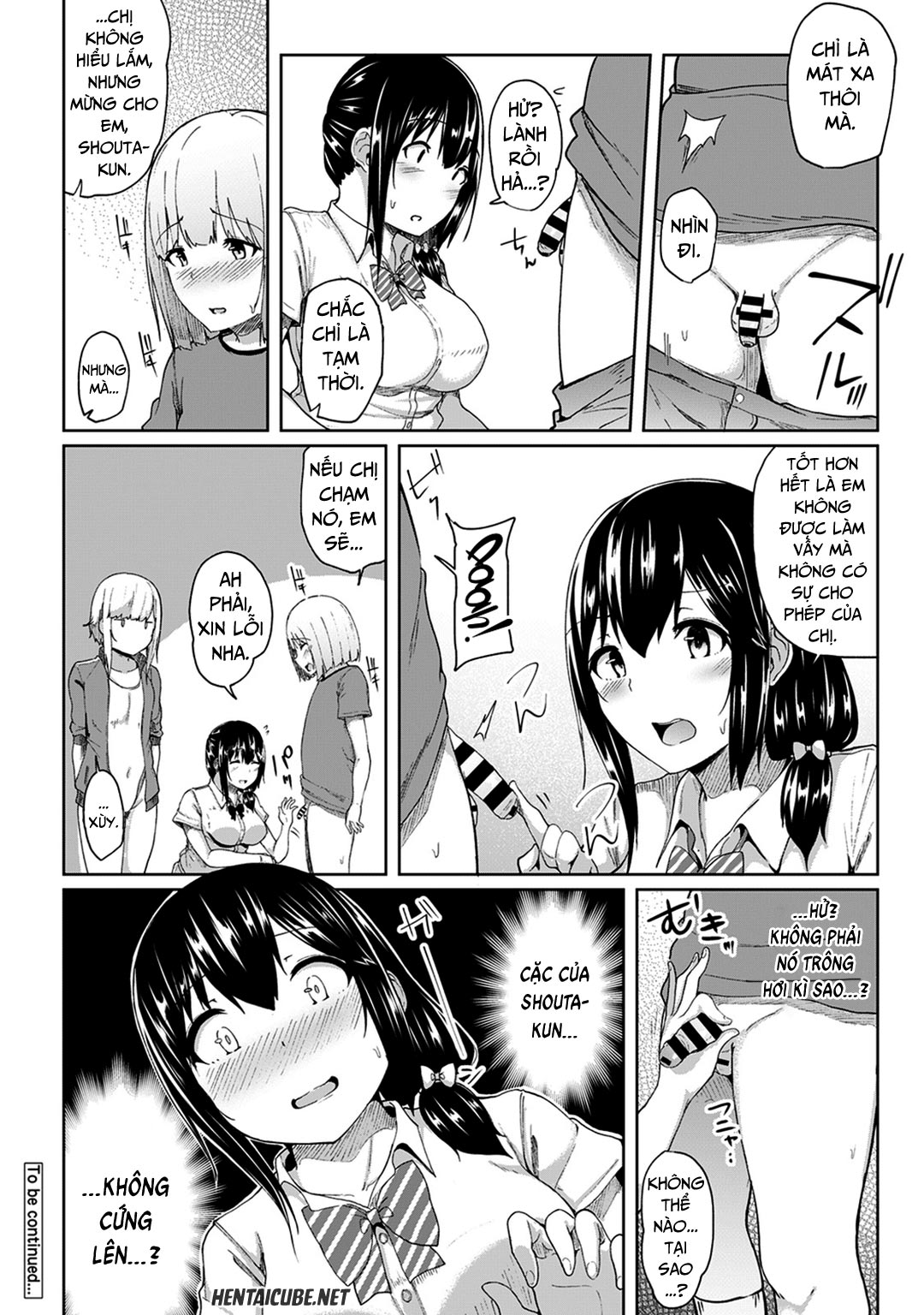 Đọc truyện hentai Tôi ấn nhầm huyệt làm em ấy cứng ngắc!? Bị mát xa ngược lại bằng cặc em ấy! - Chap 6 - Cậu dám nẫng tay trên à?