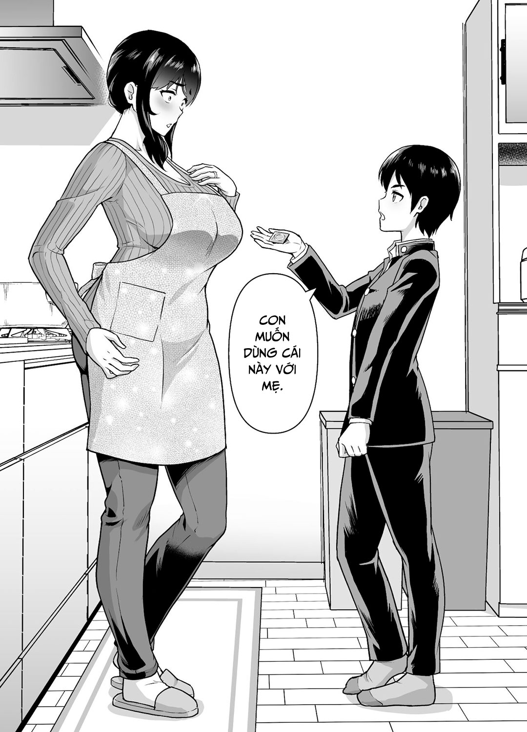 Đọc truyện hentai Mối quan hệ giữa mẹ và con trai bắt đầu - Oneshot