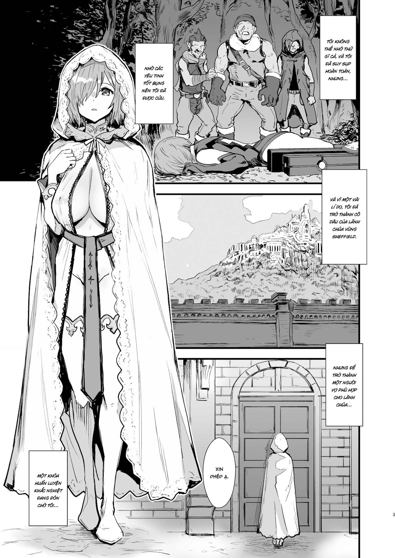 Đọc truyện hentai Mashu và khóa đào tạo cô dâu - Chap 1?