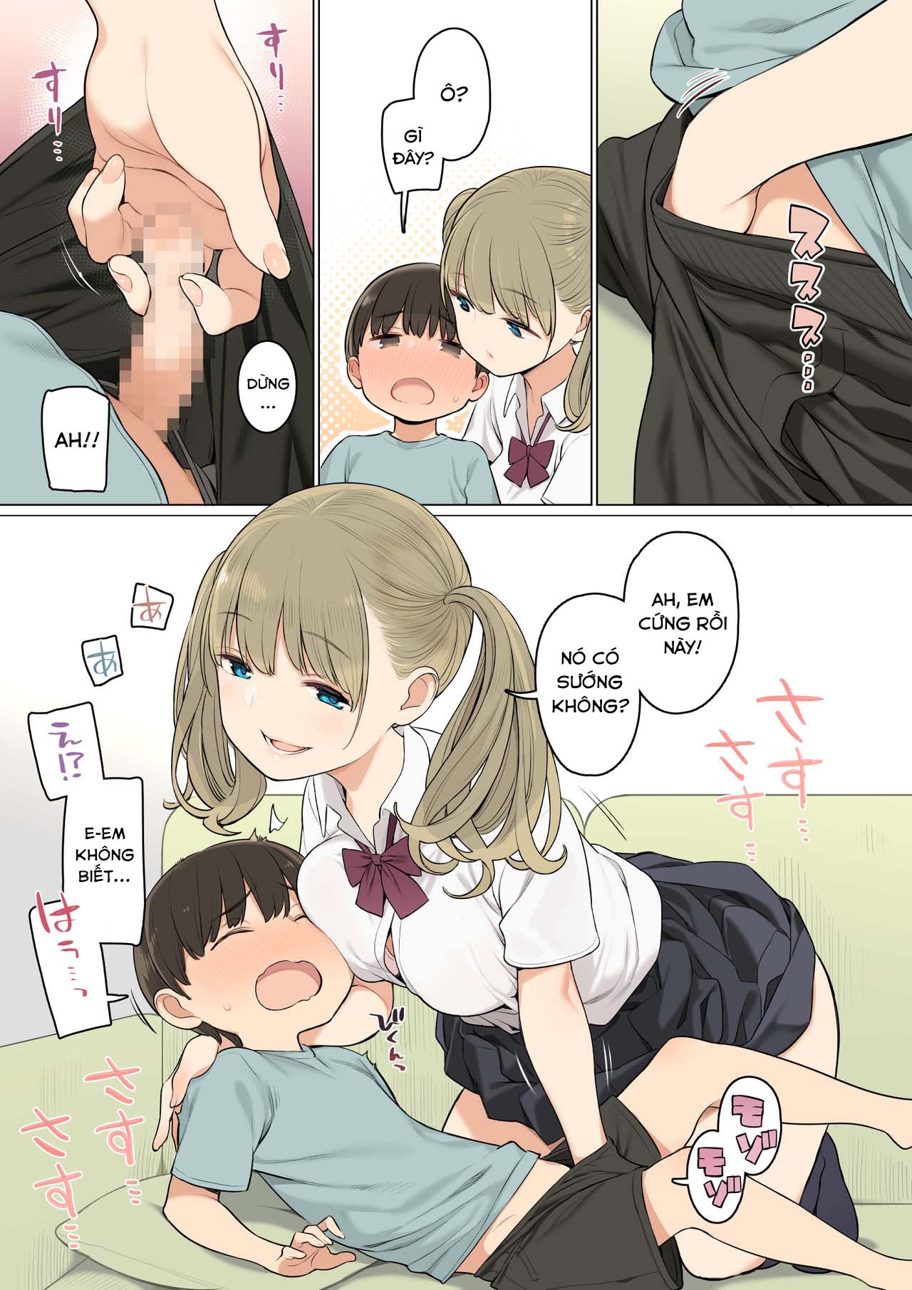 Đọc truyện hentai Mấy bà bạn của chị tôi thật hư hỏng!! - Oneshot