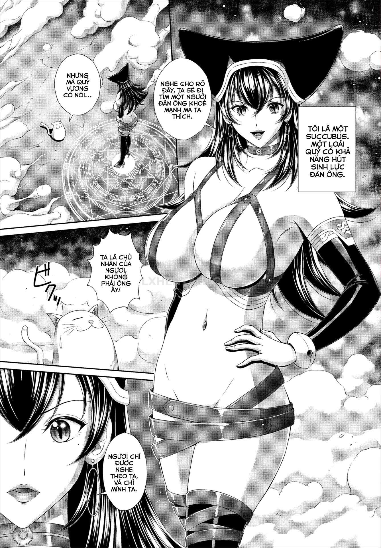 Đọc truyện hentai The School Nurse Is a Sex-Crazed Succubus - Chap 1