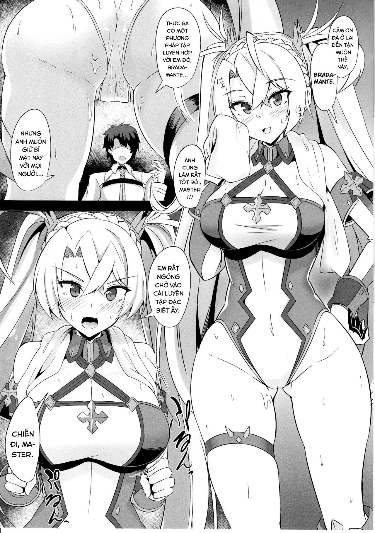 Đọc truyện hentai Buổi tập luyện đặc biệt với Bradamante. - Oneshot