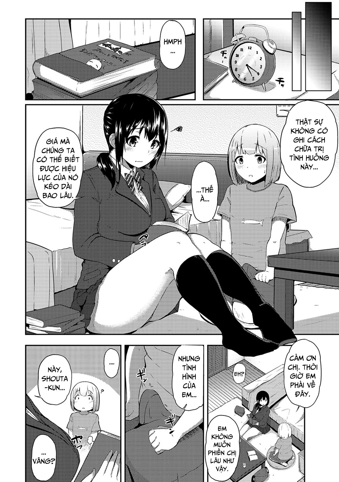 Đọc truyện hentai Tôi ấn nhầm huyệt làm em ấy cứng ngắc!? Bị mát xa ngược lại bằng cặc em ấy! - Chap 2 - Nó lại cứng rồi sao?