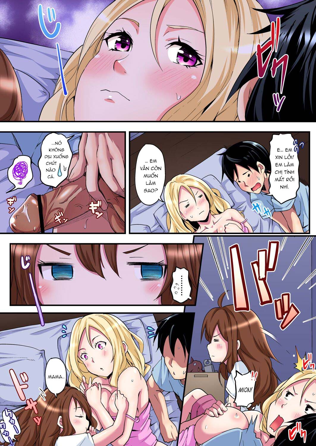Đọc truyện hentai Bà Mẹ Teen Và Các Tư Thế SEX - Chap 2: Tắm chùng chị vợ