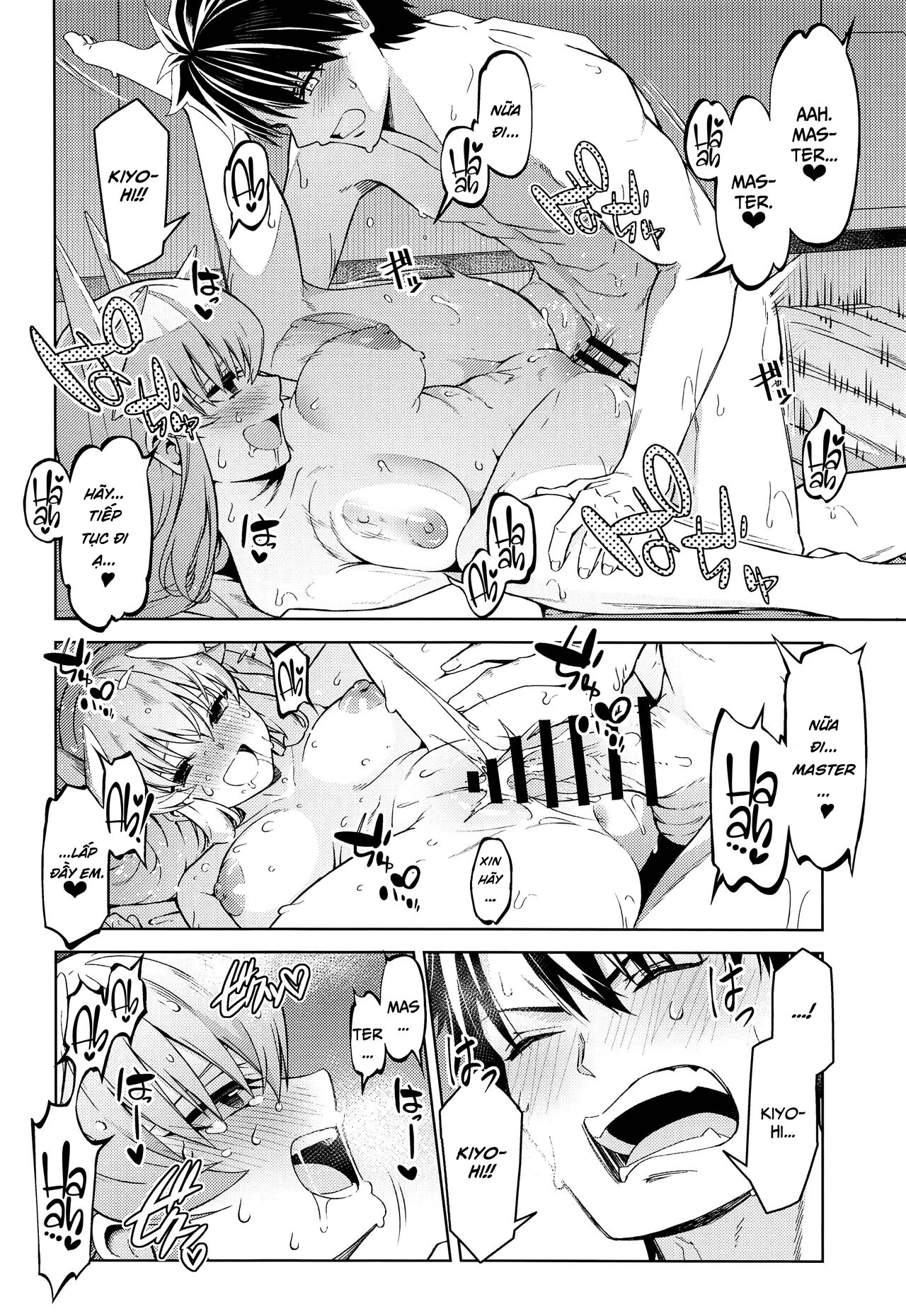 Đọc truyện hentai Ah, Master, thành thật nào ♡ - Oneshot