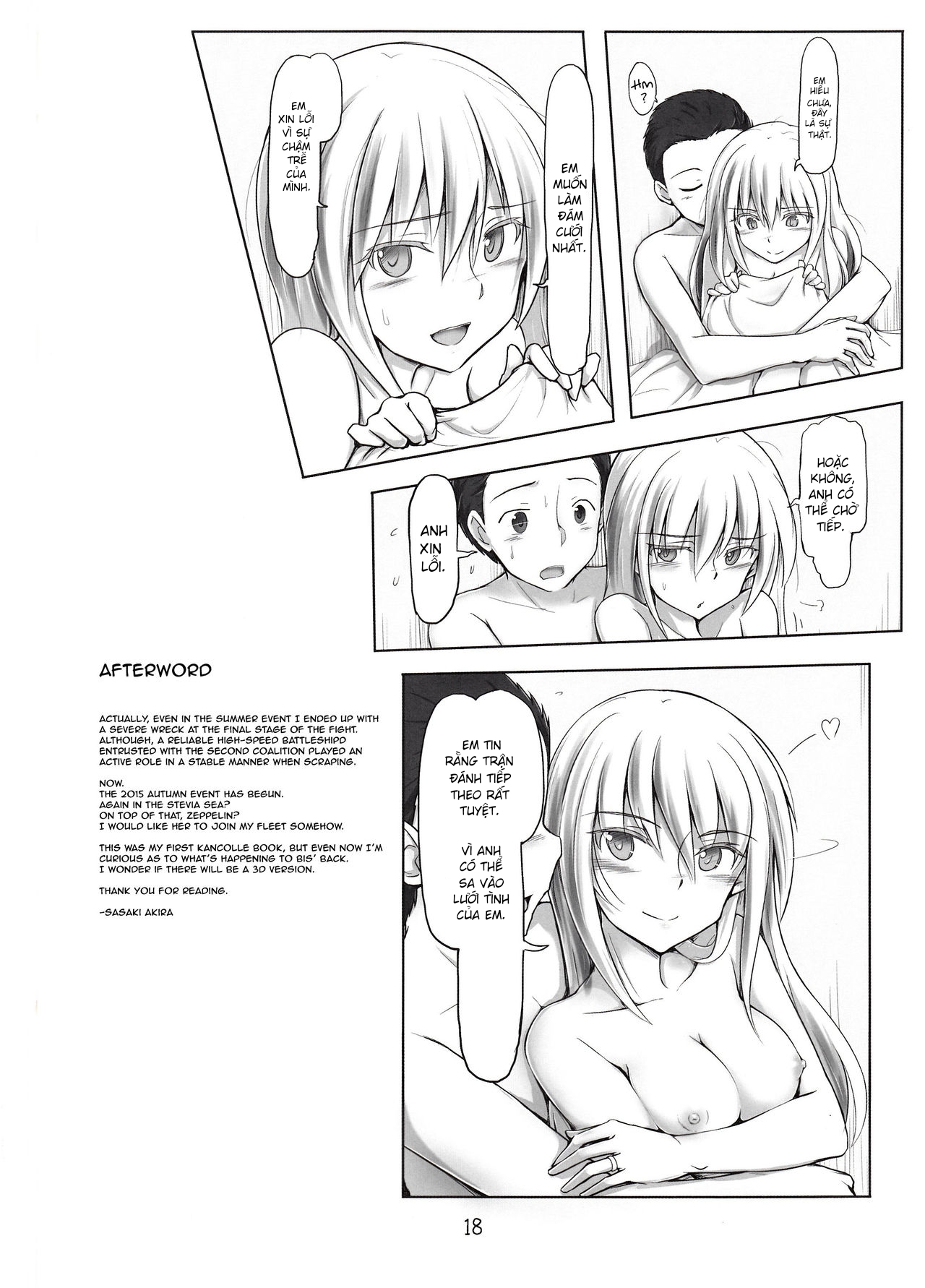 Đọc truyện hentai Kekkon Kakko Shoya (Kantai Collection -KanColle-) - Oneshot