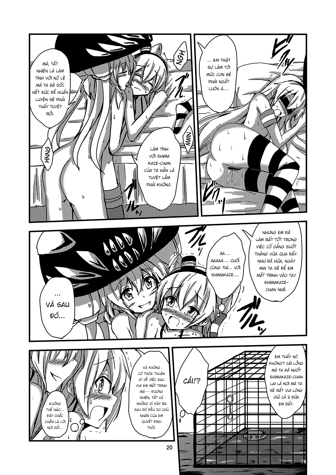 Đọc truyện hentai Kuubo Wo-Kyuu-chan no Amatsukaze Yuri Dorei Choukyou - Oneshot