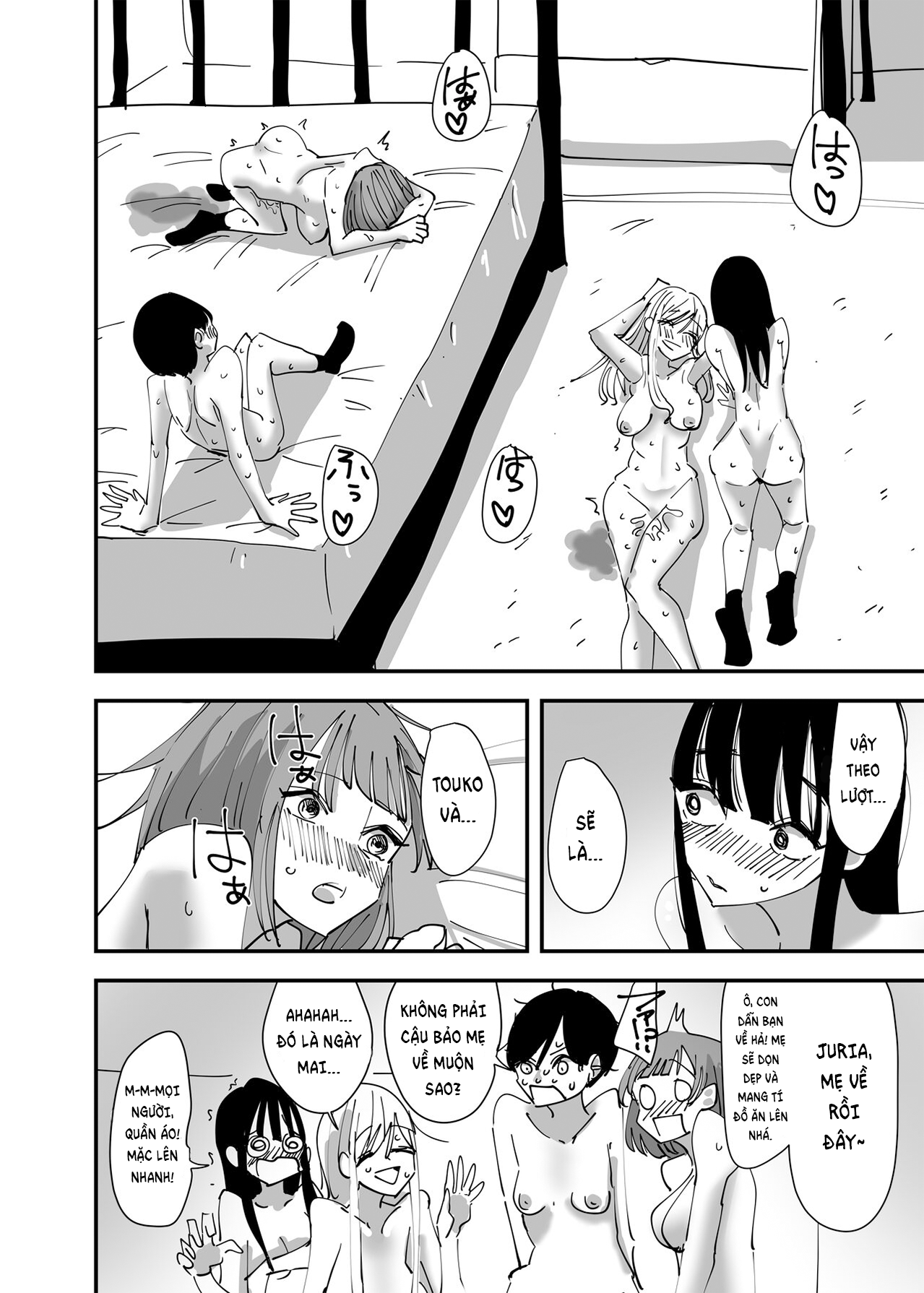 Đọc truyện hentai Chuyện tình của những cô nàng táo bạo - Chap 1