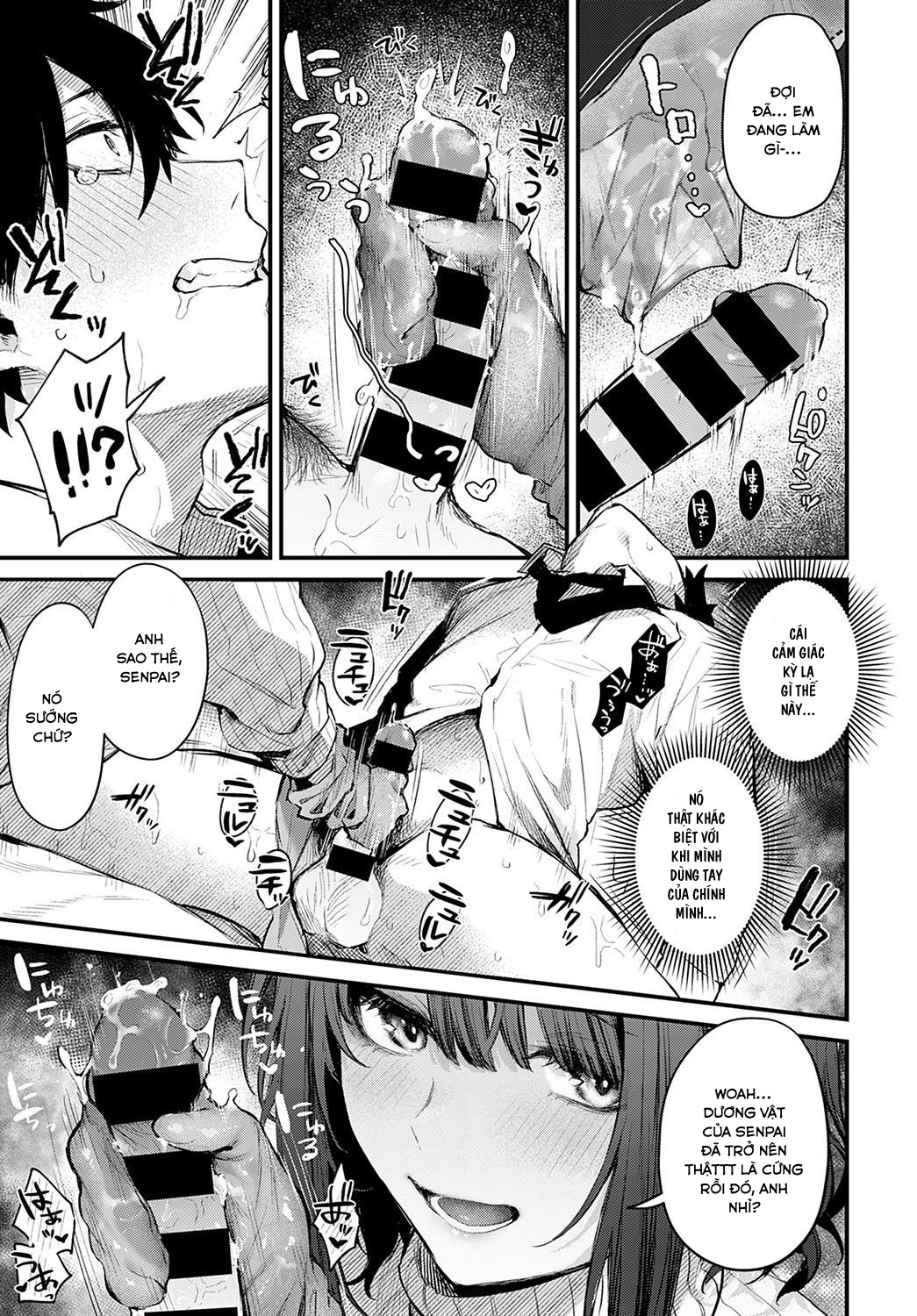 Đọc truyện hentai Kouhai Kanojo Tsujinaka-chan no Oshioki - Oneshot