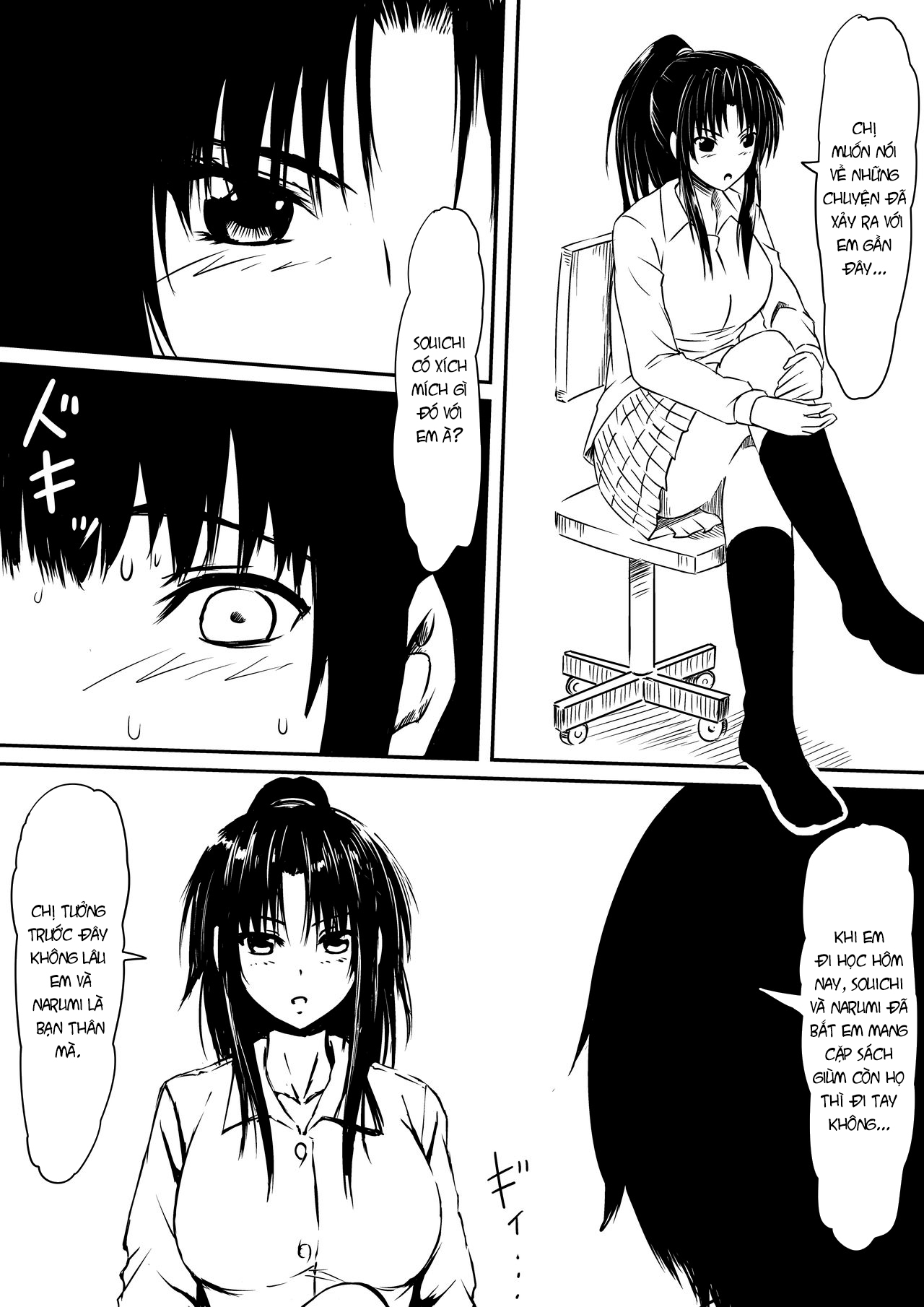 Đọc truyện hentai Thiếu niên và con cặc thần thánh mê hoặc chị em - Chap 1