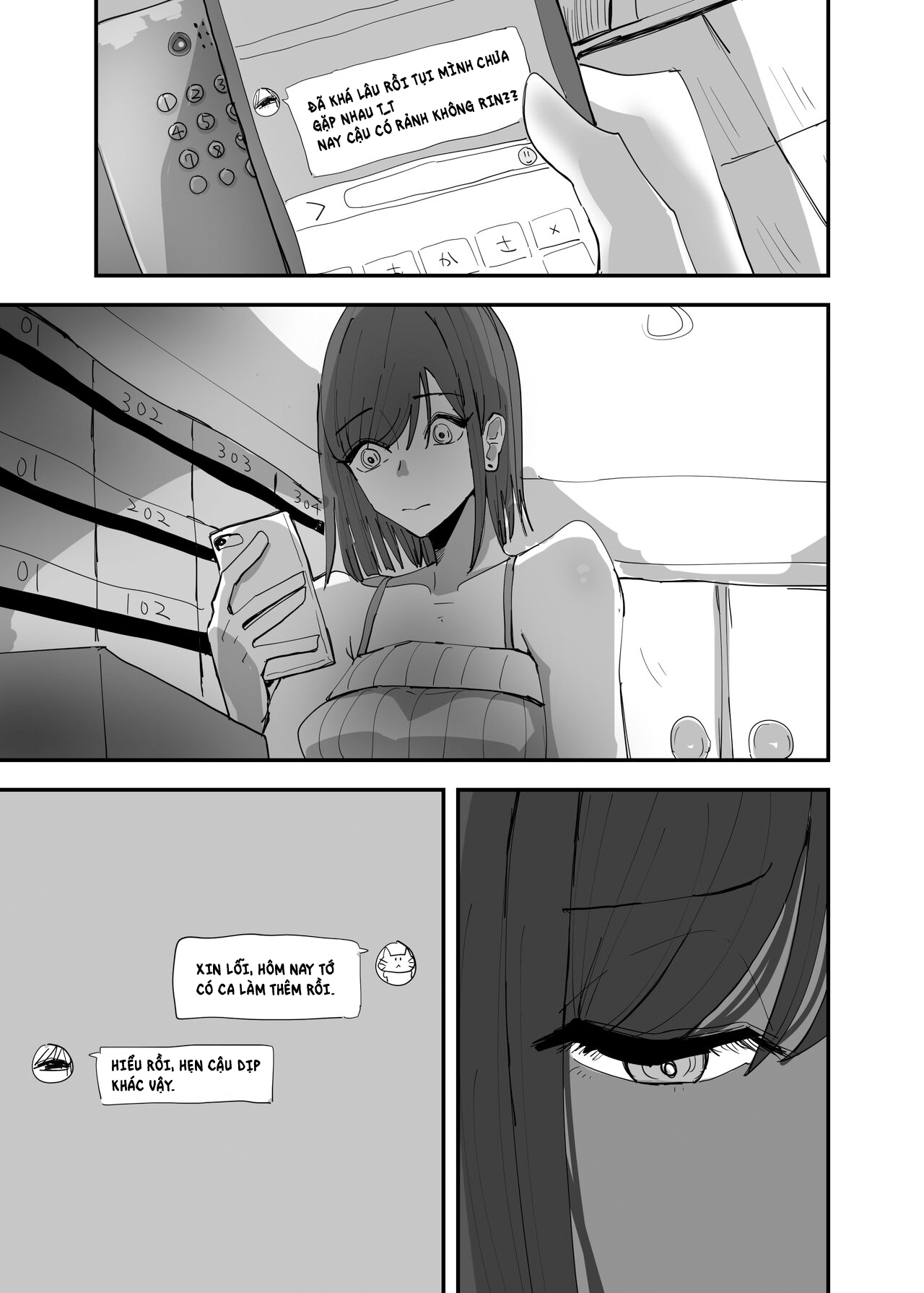 Đọc truyện hentai Chuyện tình của những cô nàng táo bạo - Chap 3