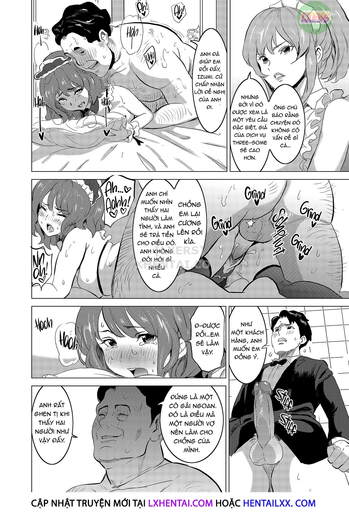 Đọc truyện hentai Tôi bắt vợ làm việc tại nhà thổ - Chap 2 - Creepy Customer Fukumoto