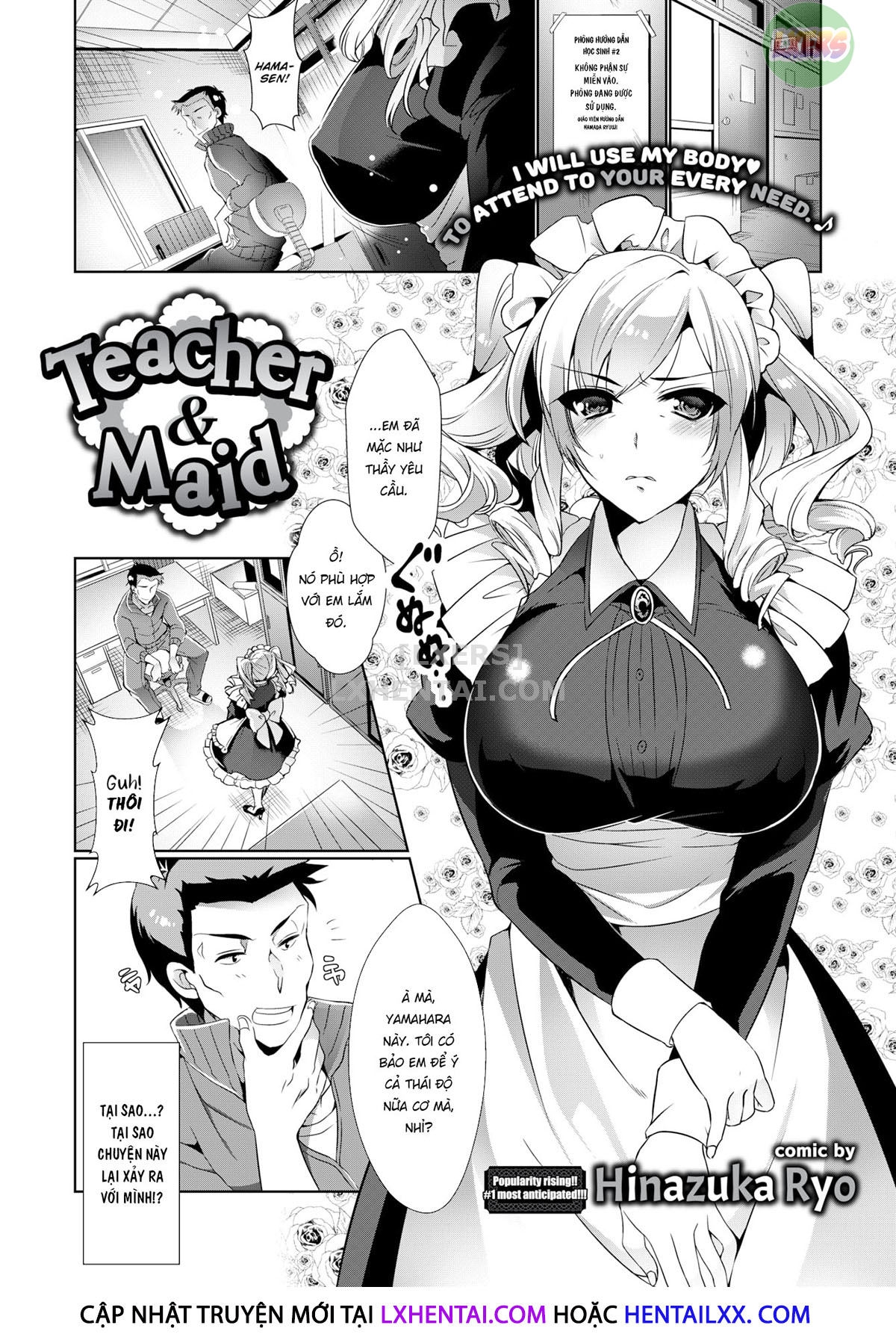 Đọc truyện hentai Thầy giáo & Hầu gái - Oneshot