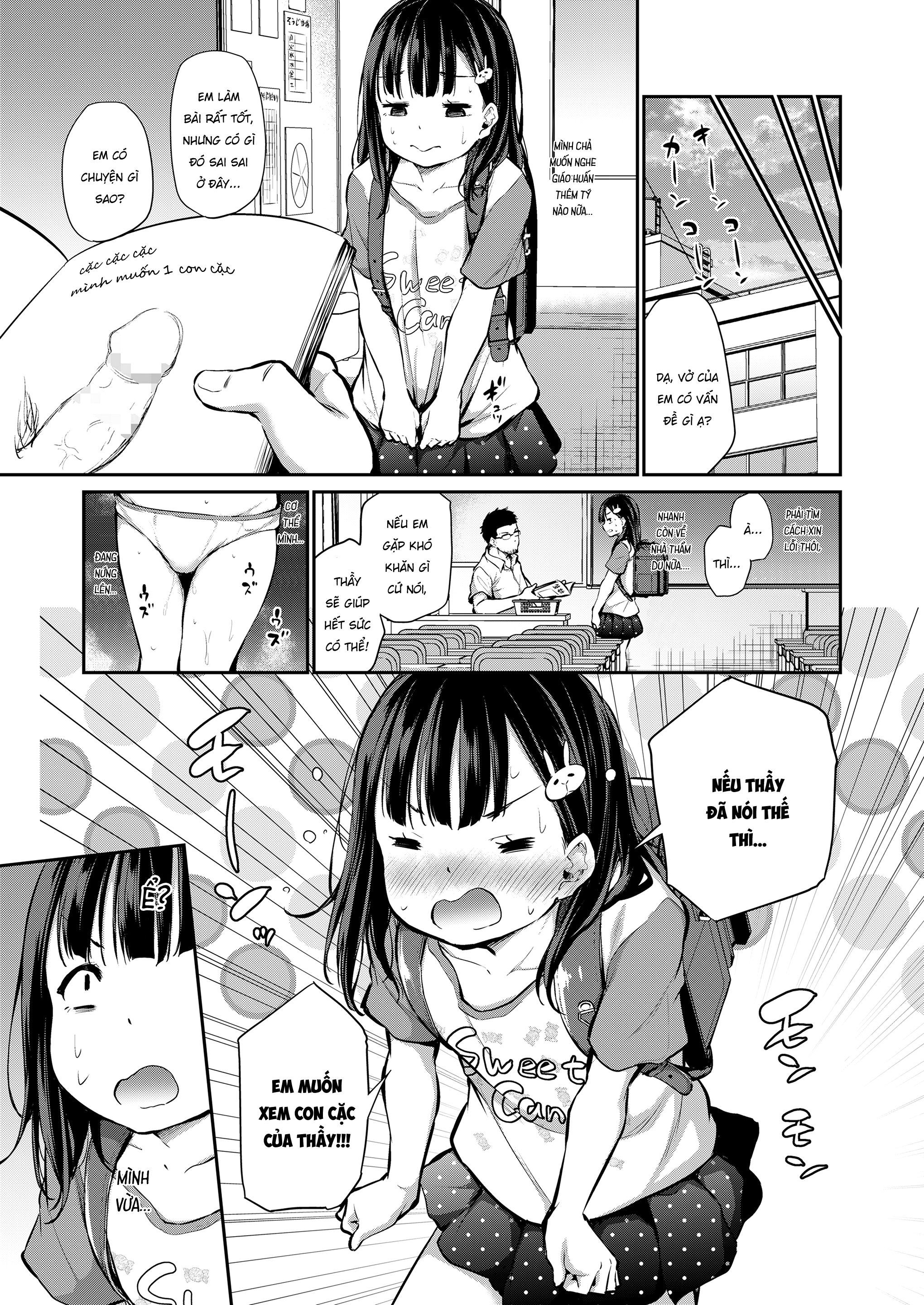 Đọc truyện hentai Sensei! Em muốn xem con cặc của thầy! - Oneshot