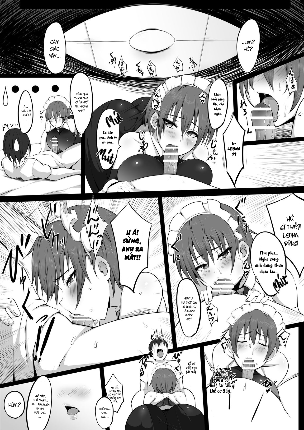 Đọc truyện hentai Hai nàng hầu ngọt nước - Oneshot