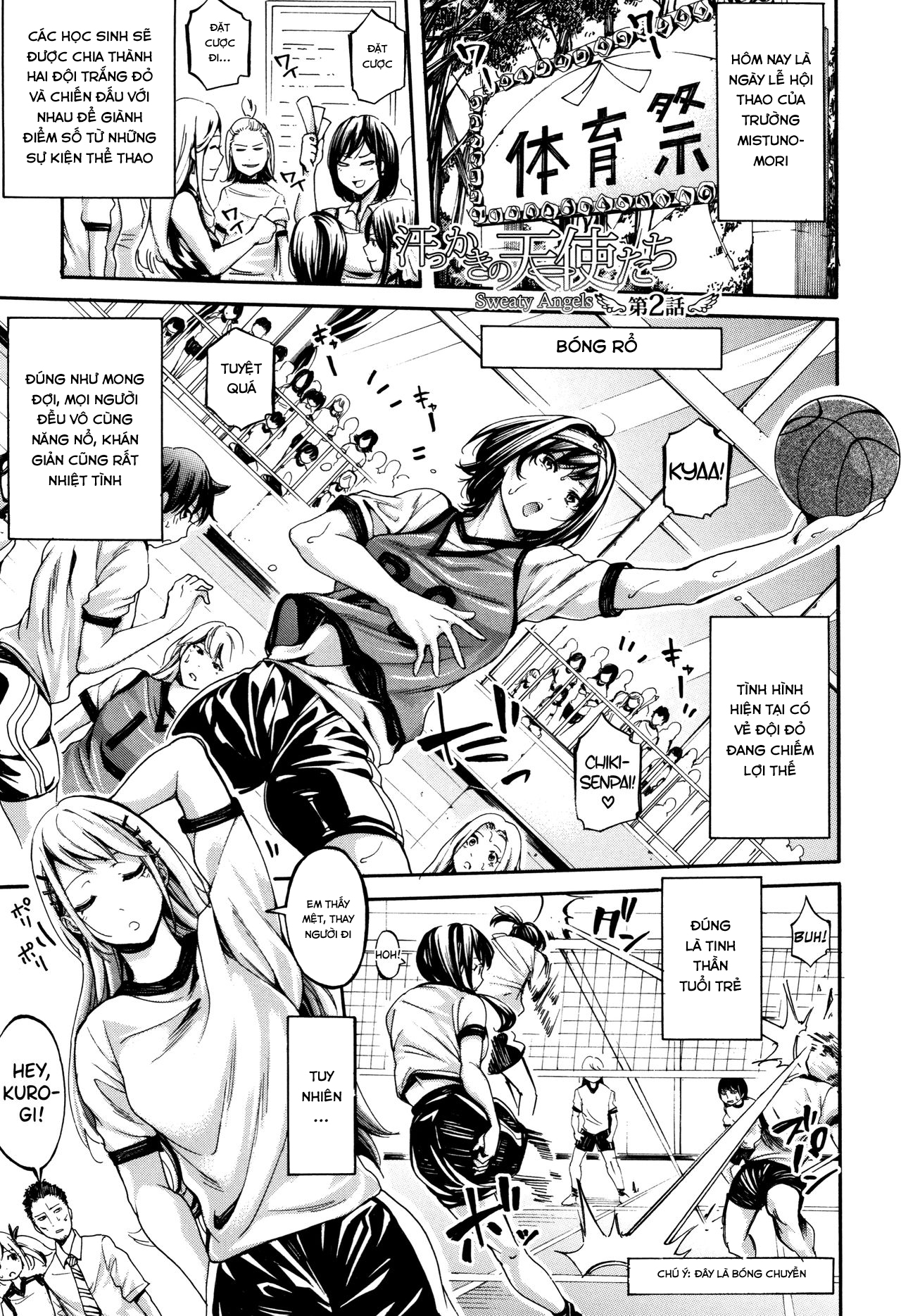 Đọc truyện hentai Bukatsu Shoujo Paradise ~ Asekkaki no Tenshi-tachi - Chap 2