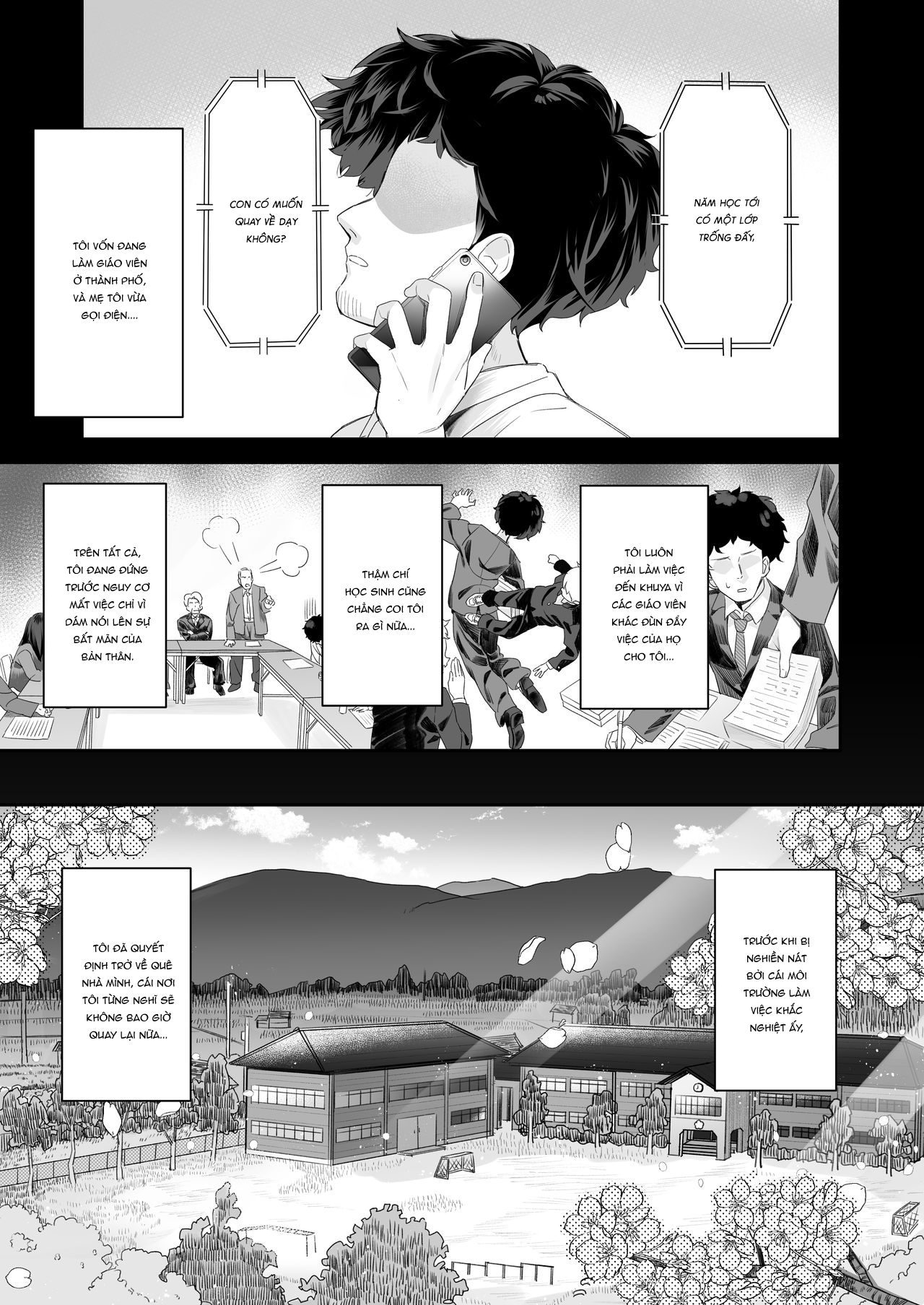 Đọc truyện hentai Kyoushi Hitori, Seito Hitori. ~Inaka no Gakkou de Mainichi Ecchi~ - Chap 1