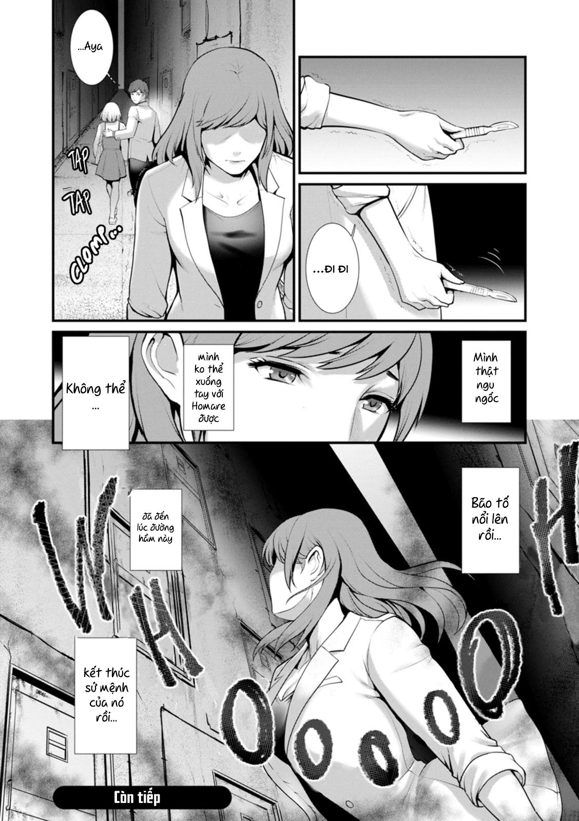 Đọc truyện hentai Tuần trăng mật dưới 30m đất - Chap 9- end vol 1