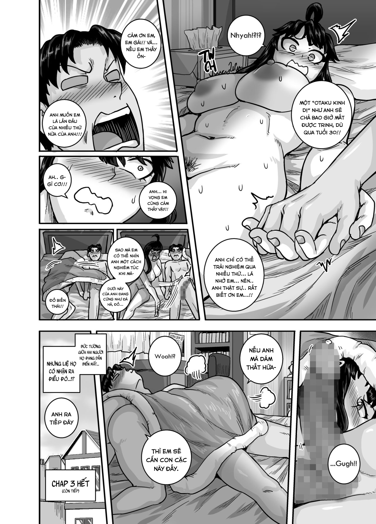 Đọc truyện hentai Dạy Dỗ Con Em Láo Lòn Bằng Con Cá Chà Bặc - Vol 2 - Chap 3 - Cãi nhau và đình chiến