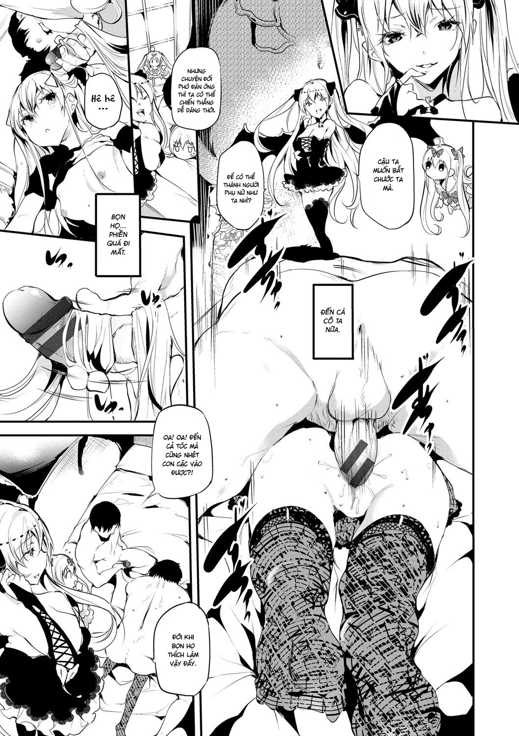 Đọc truyện hentai Abaraya no Onnanoko-tachi - Oneshot - Có che
