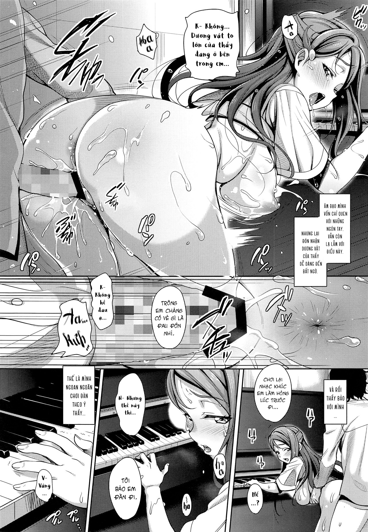 Đọc truyện hentai Học đàn đúng cách - Oneshot - Không dành cho người ăn ngọt