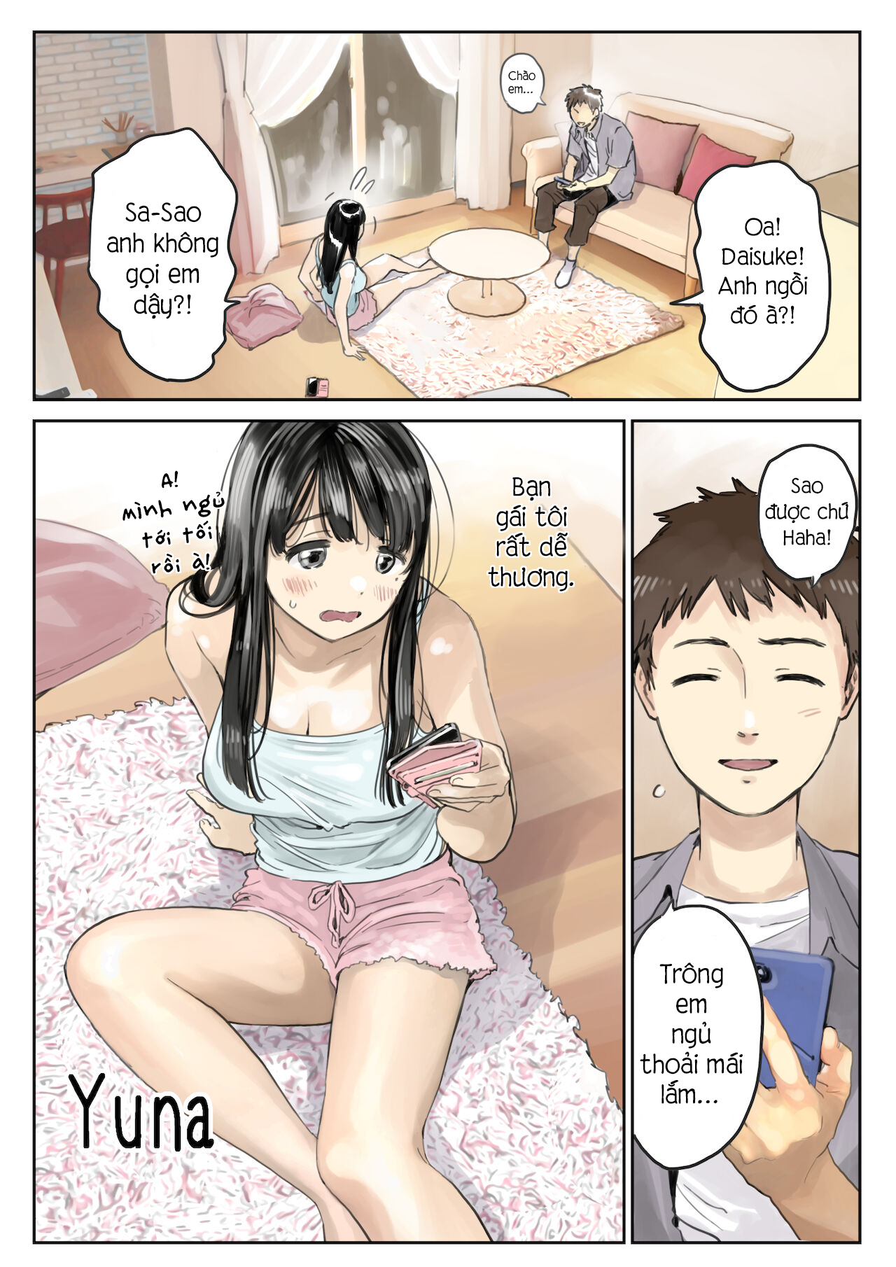 Đọc truyện hentai Phát hiện sừng khi xem trộm điện thoại bạn gái (Phần 2) - Chap 1: Quay đầu là bờ